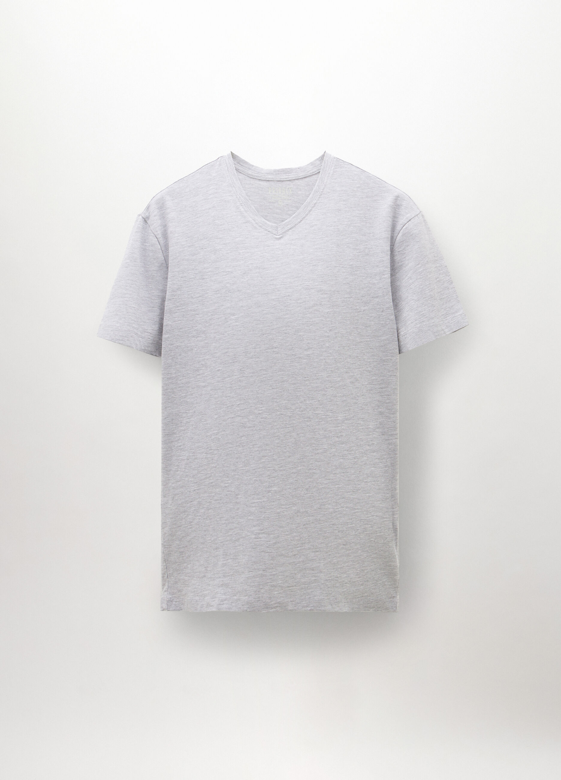2 pack T-shirt collo a V in cotone stretch uomo_0