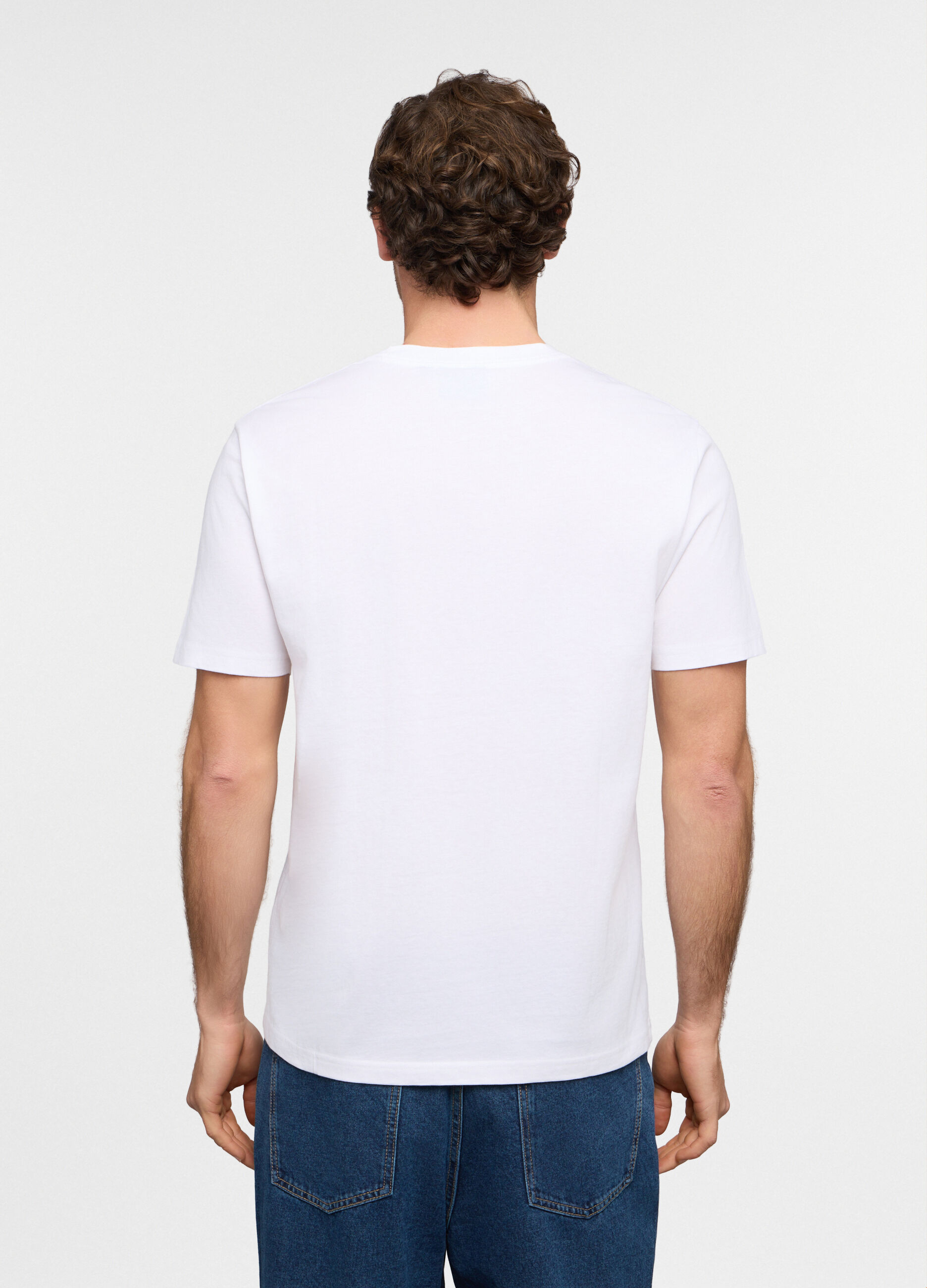 T-shirt girocollo con stampa McLaren uomo_1