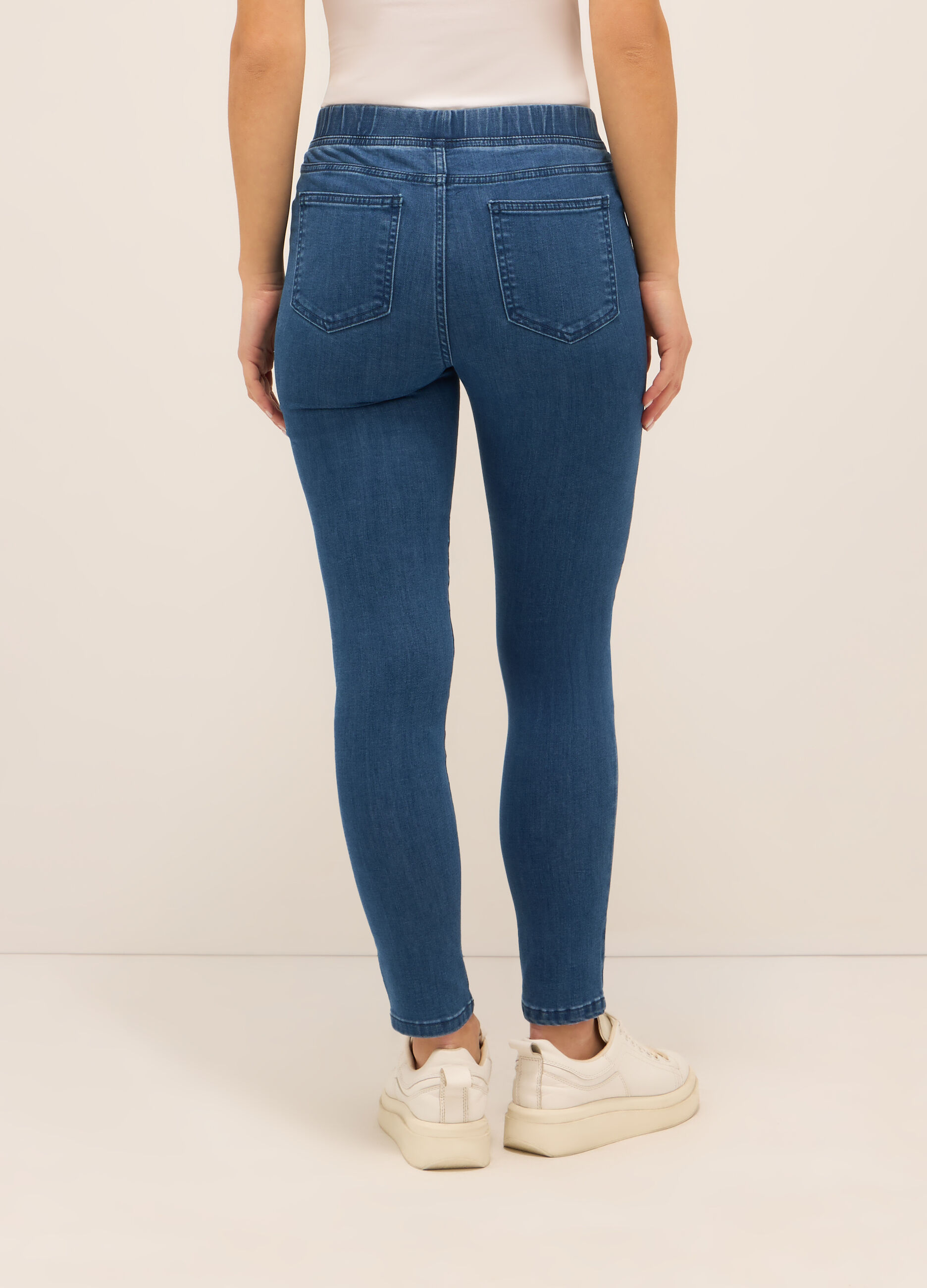 Jeggings in stretch denim donna_1
