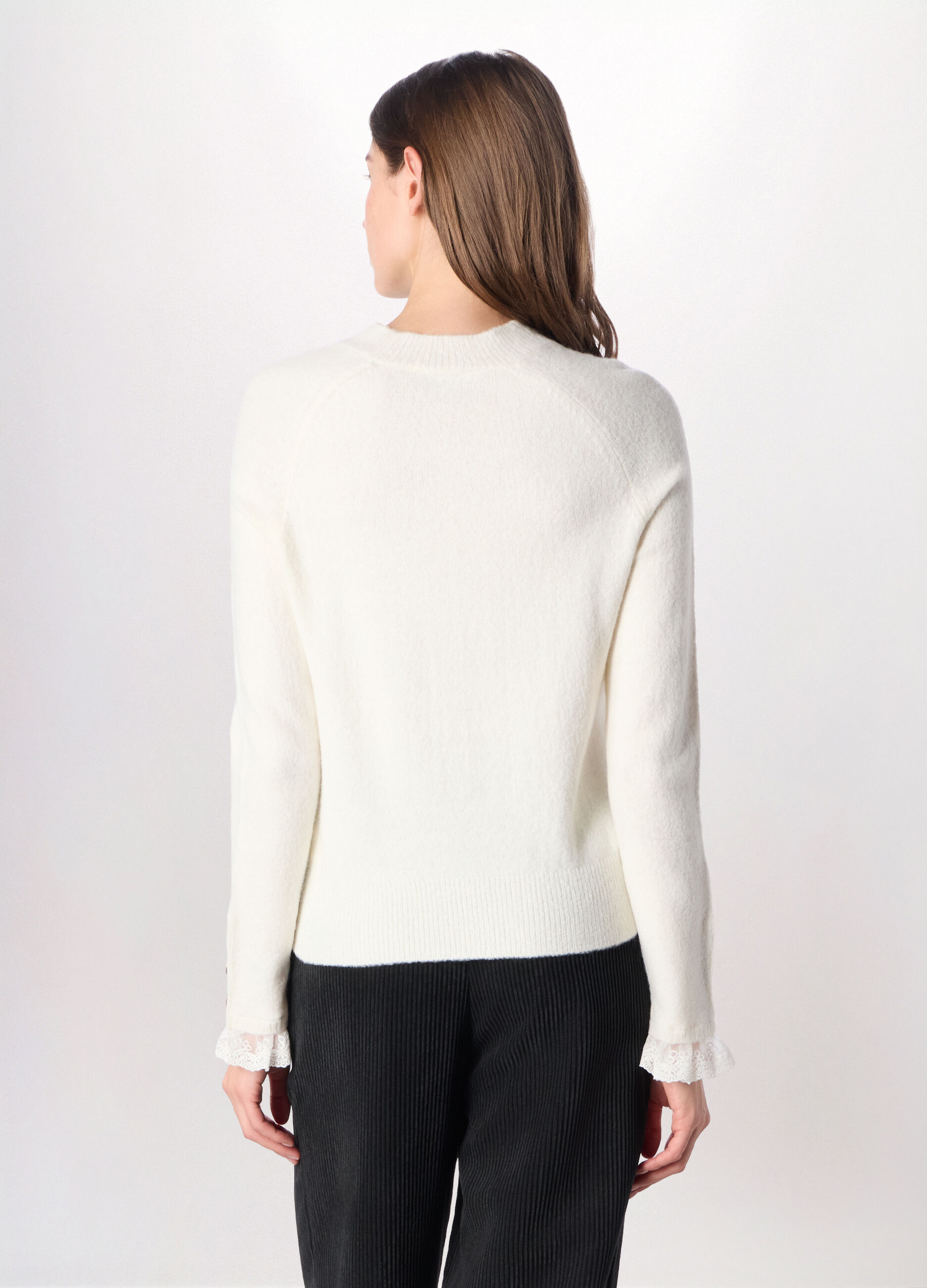 Tricot con inserti donna _1