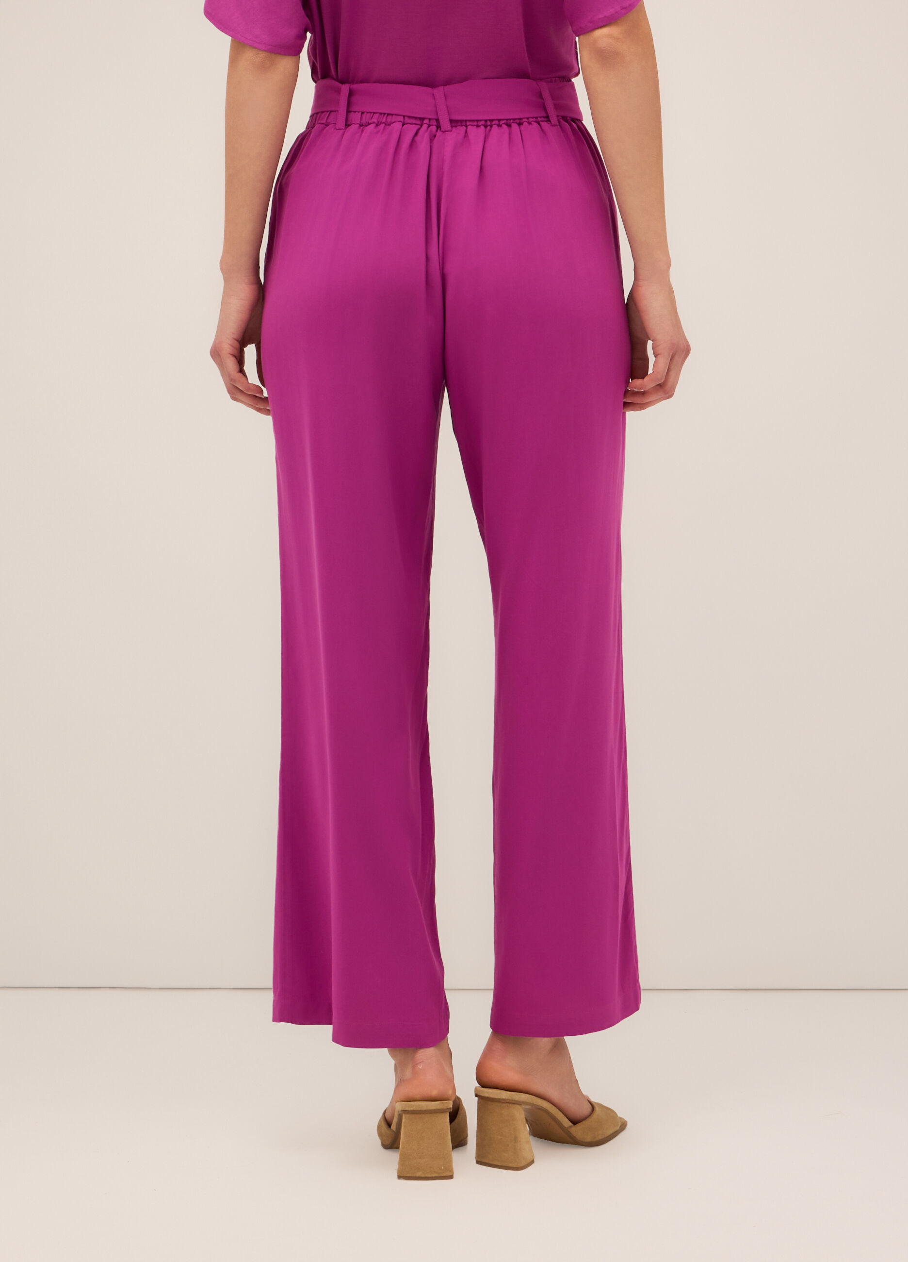 Pantaloni in pura viscosa donna_1