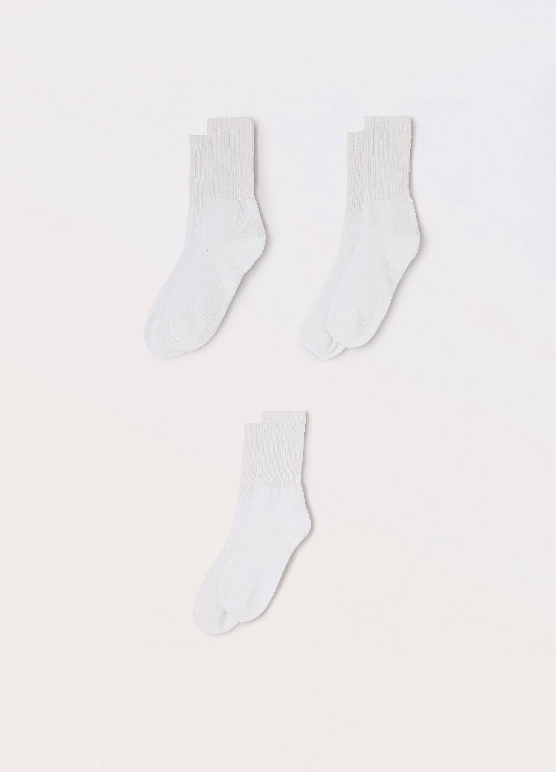 3 pack calze corte sportive in misto cotone uomo_0