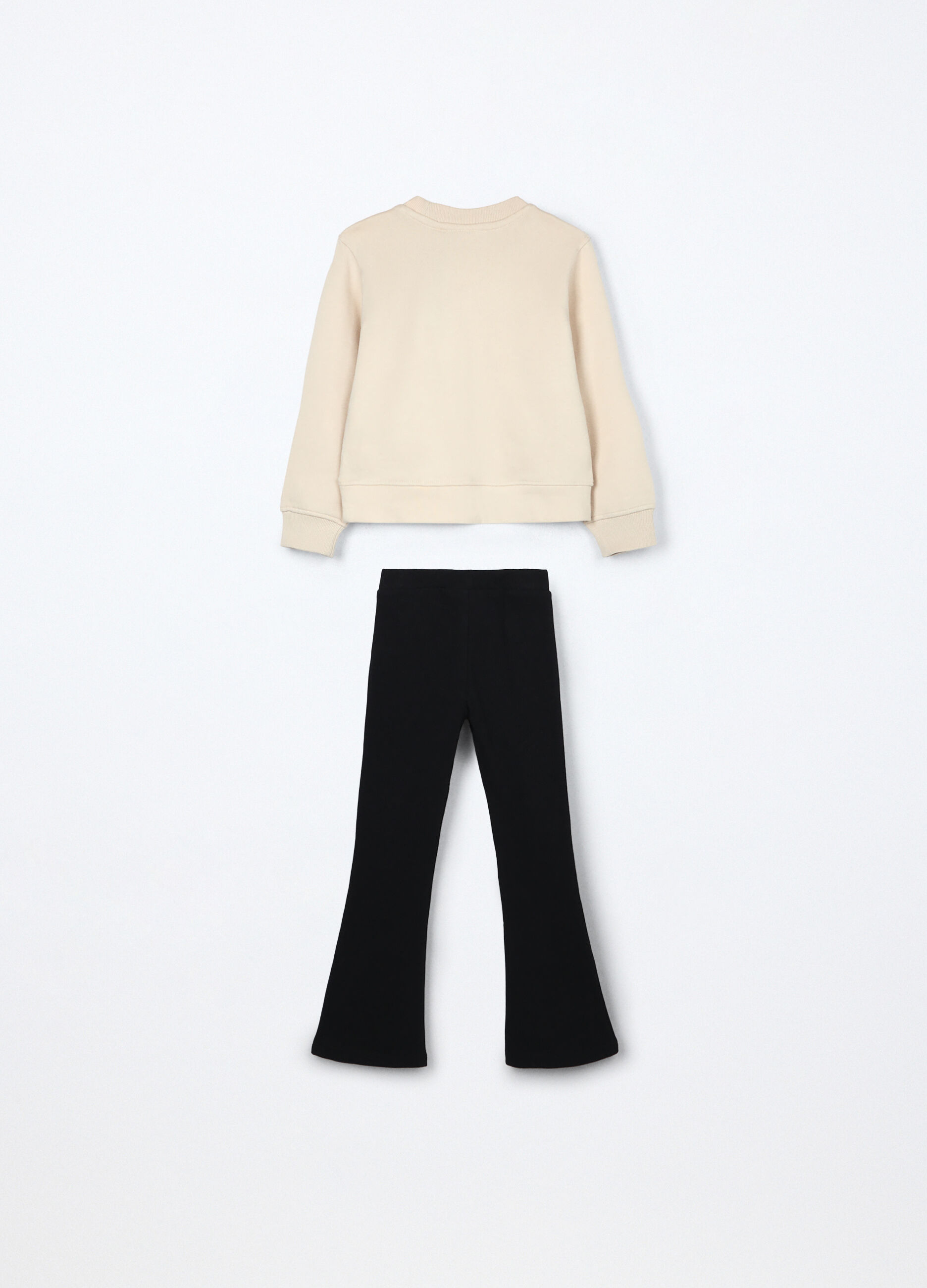 Jogging set in cotone fleece bambina_1