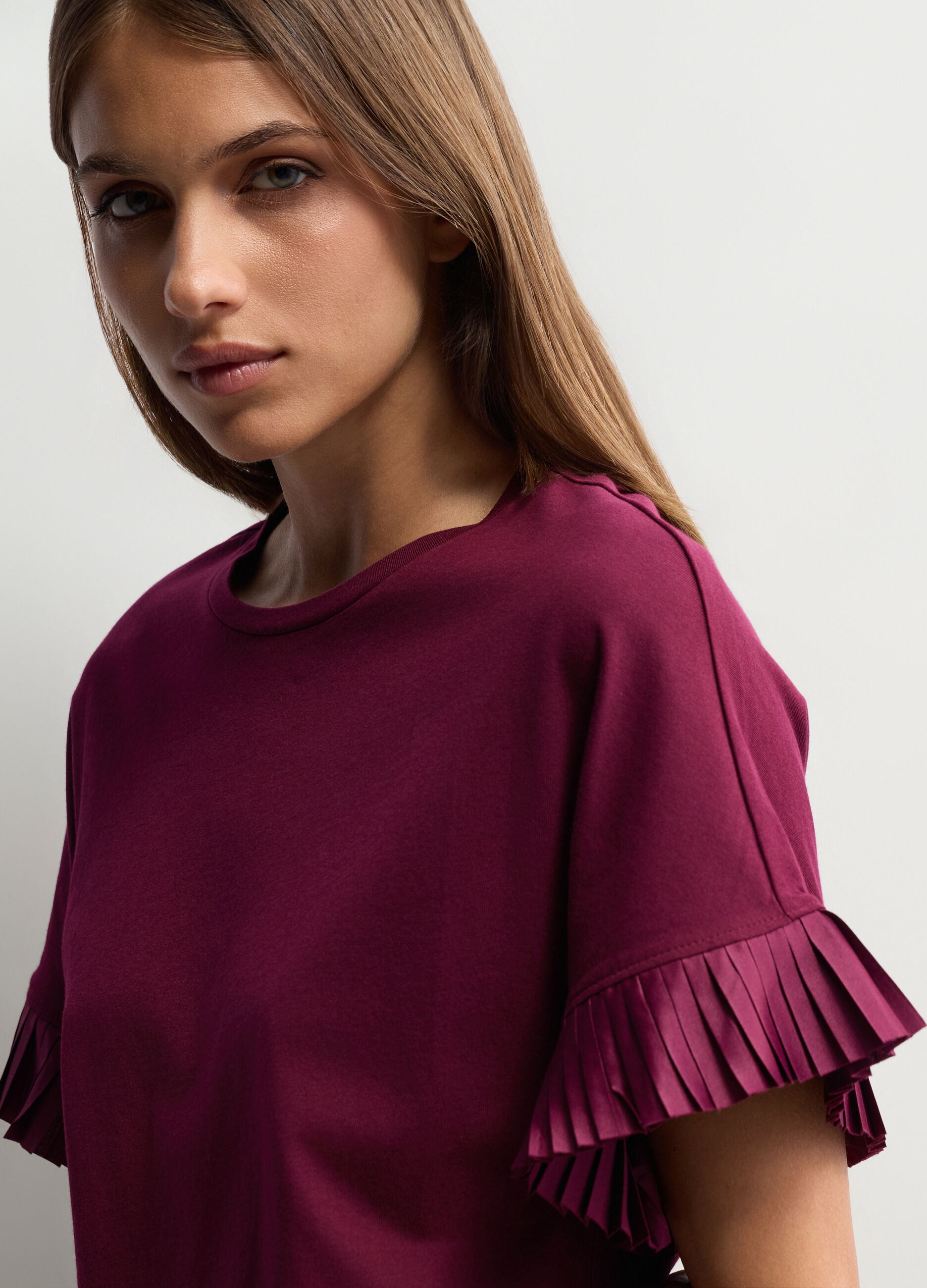 T-shirt girocollo donna_2