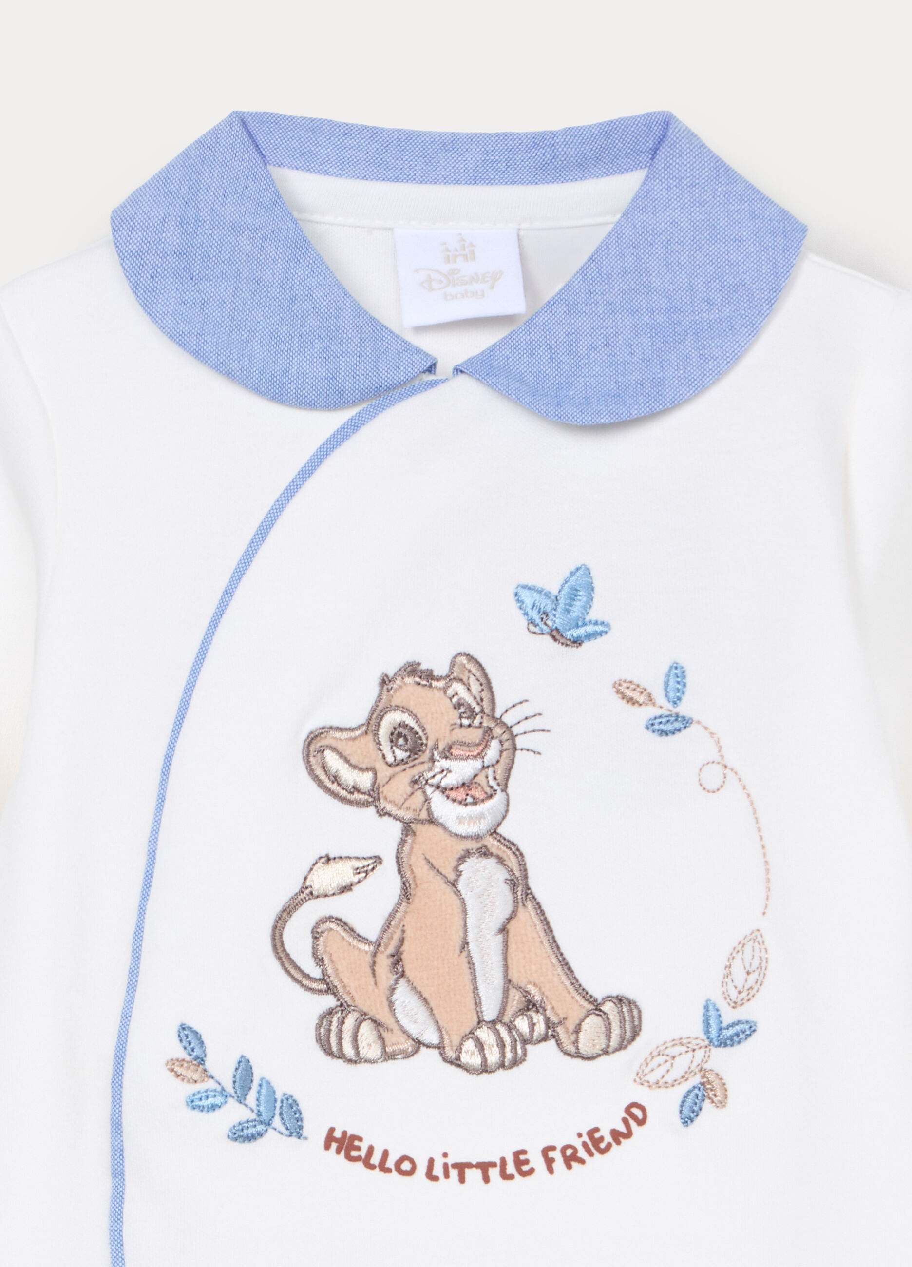 Tutina Disney in interlock di puro cotone neonato_2