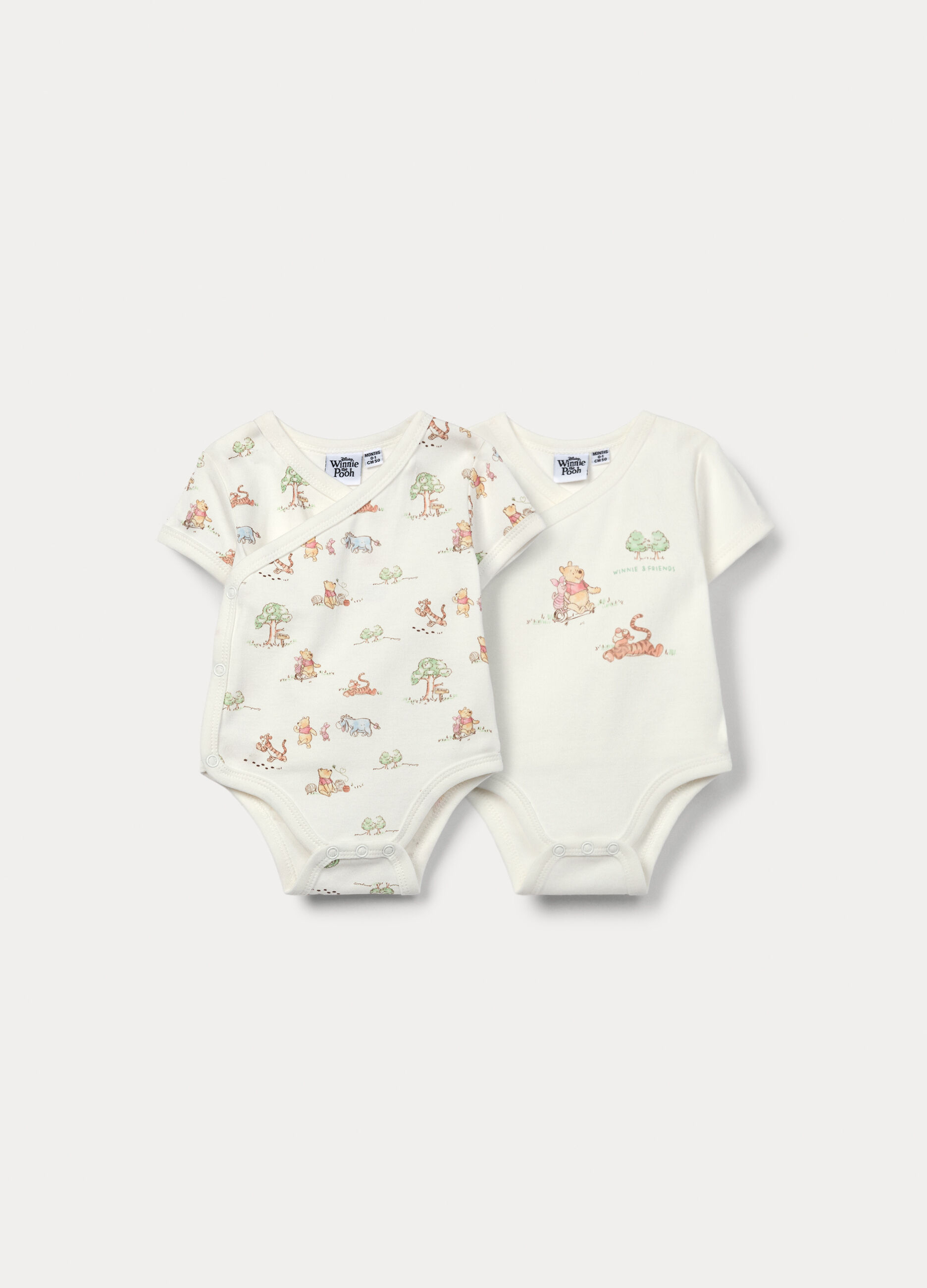 Pack 2 body Disney in interlock di puro cotone neonato_0
