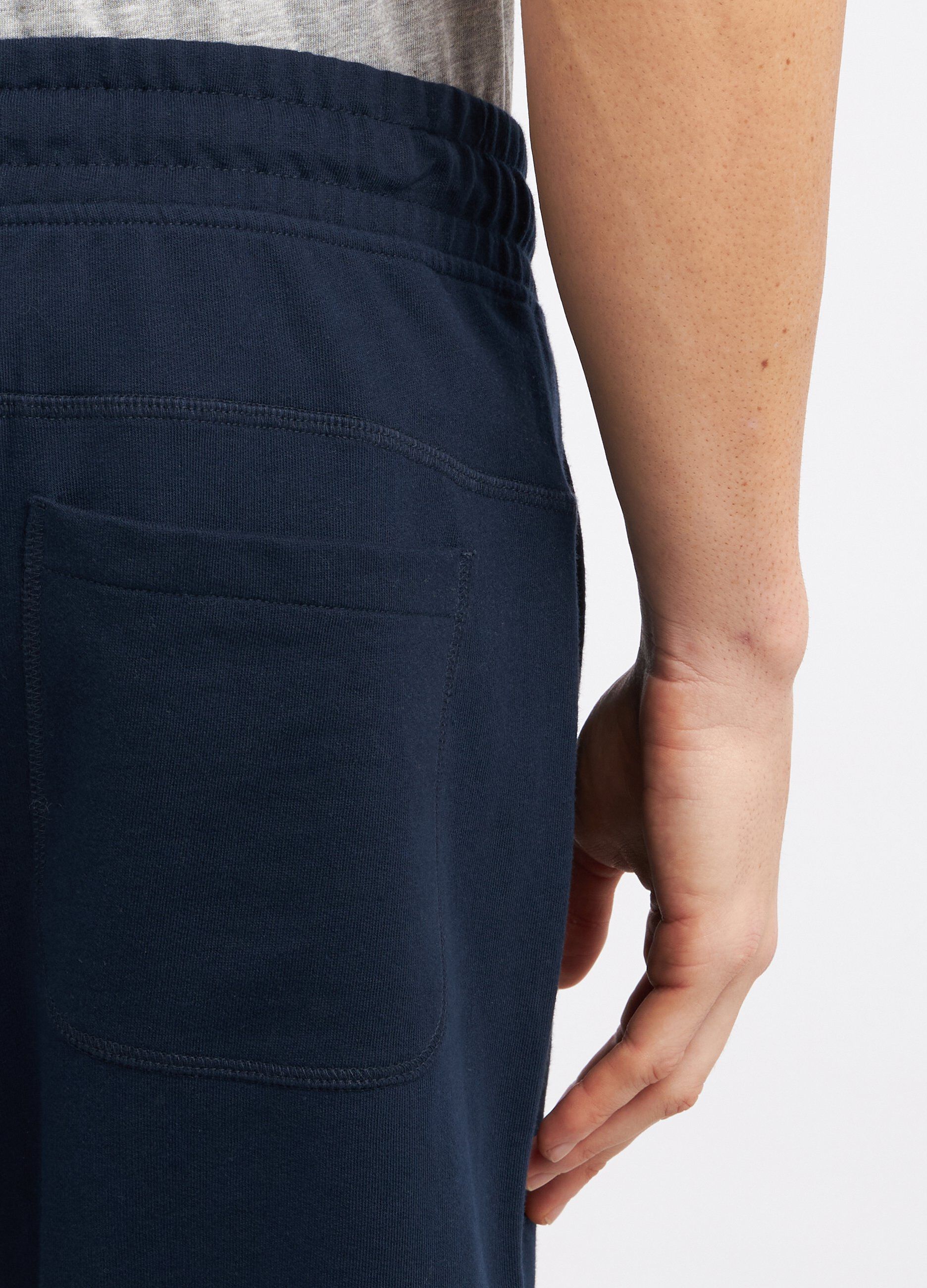 Shorts in felpa di puro cotone uomo_2