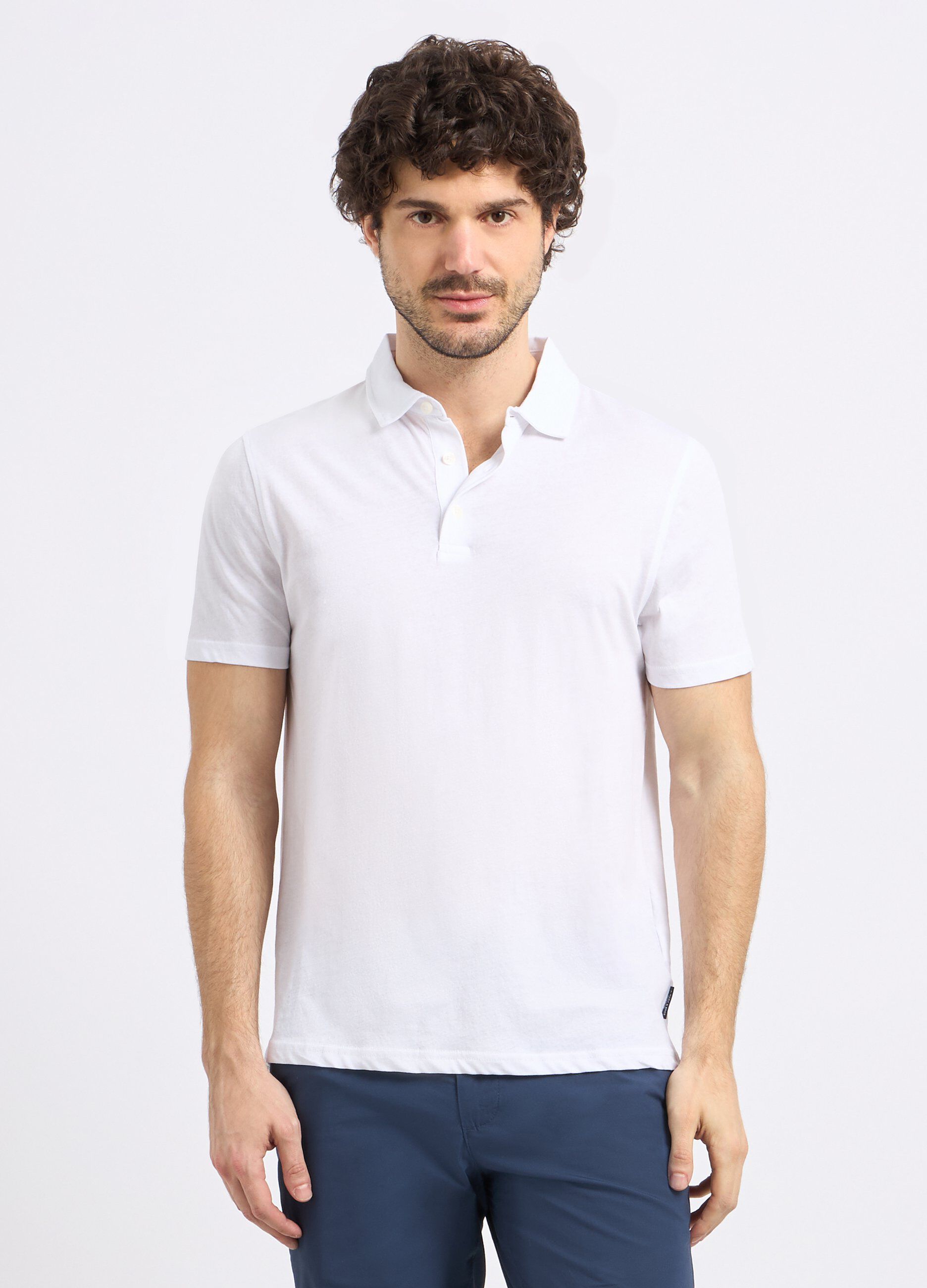 Polo in puro cotone uomo_0