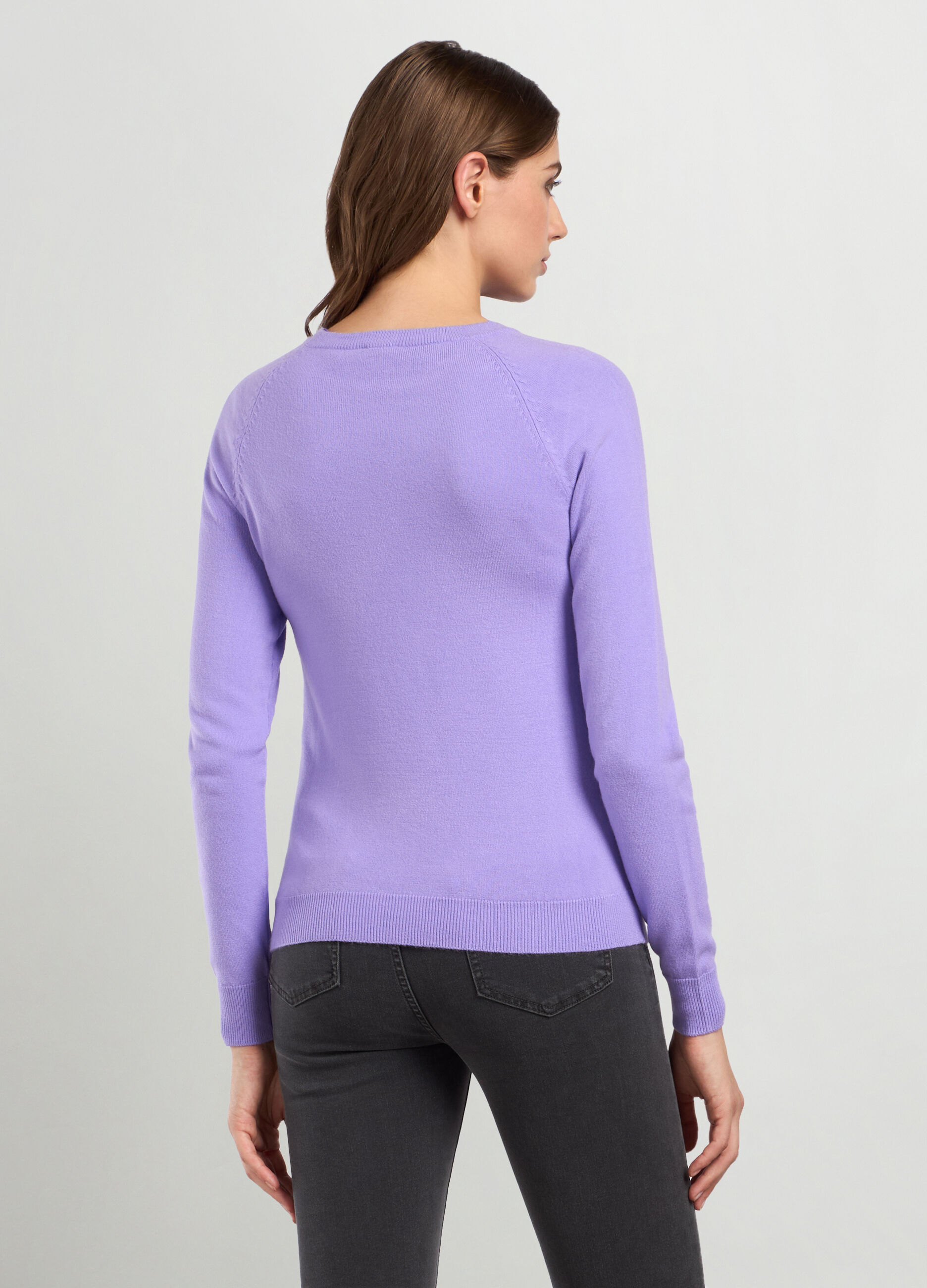 Pullover tricot con bottoni donna_1