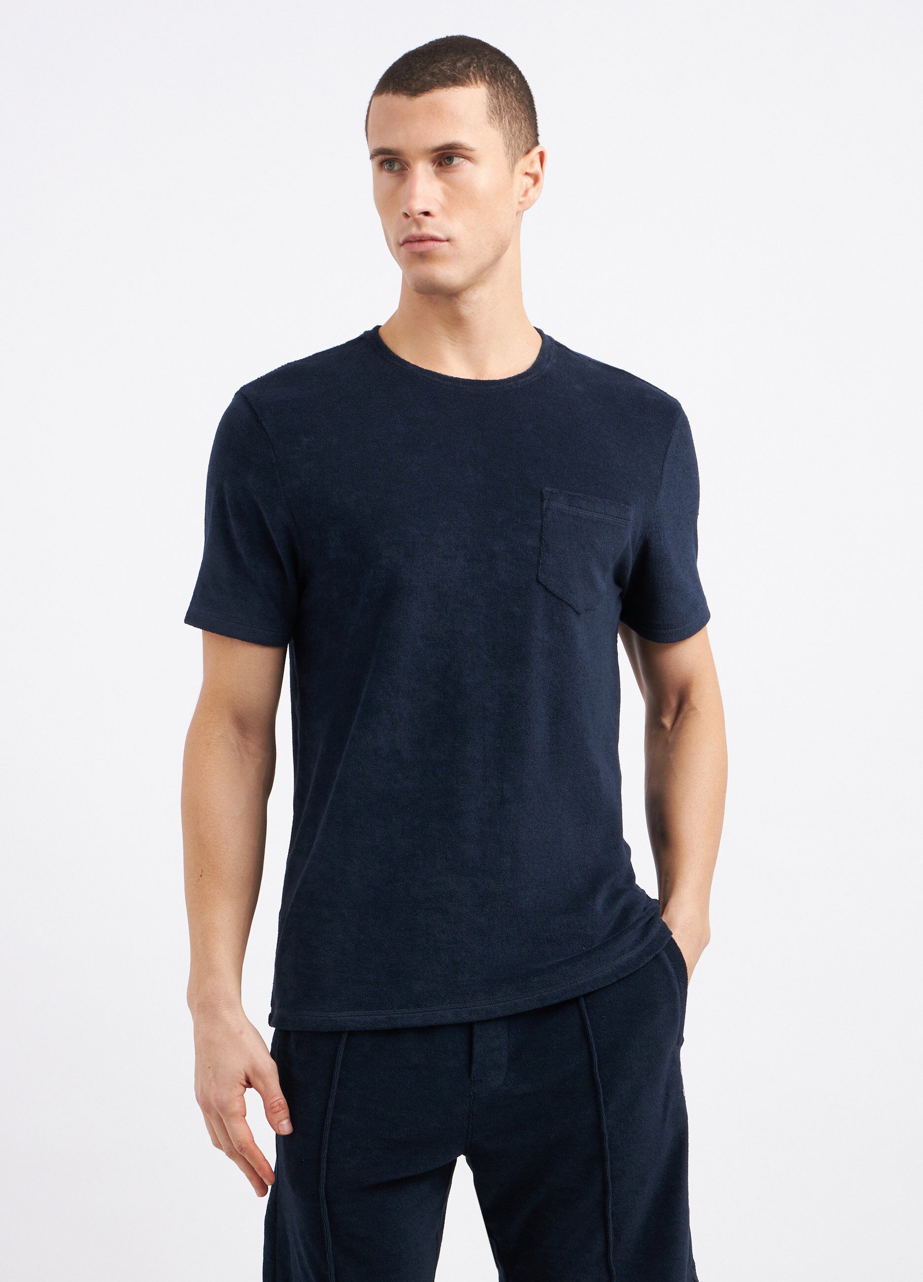 T-shirt in terry uomo_0