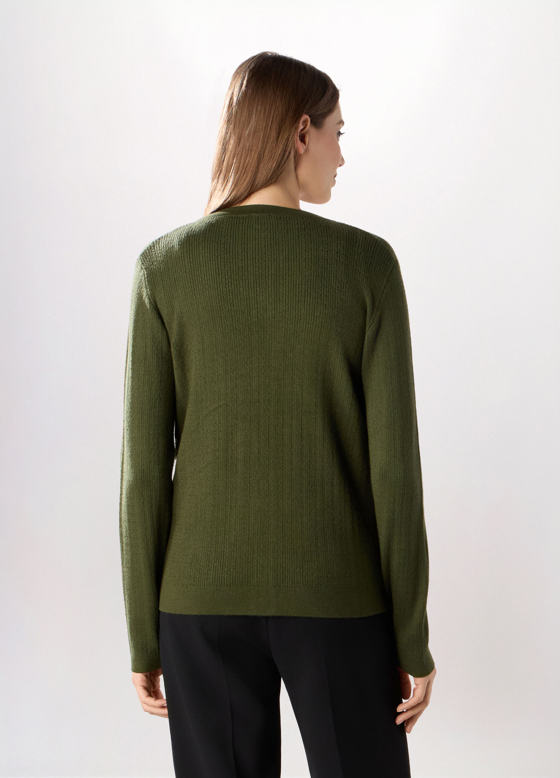 Cardigan misto viscosa donna_1