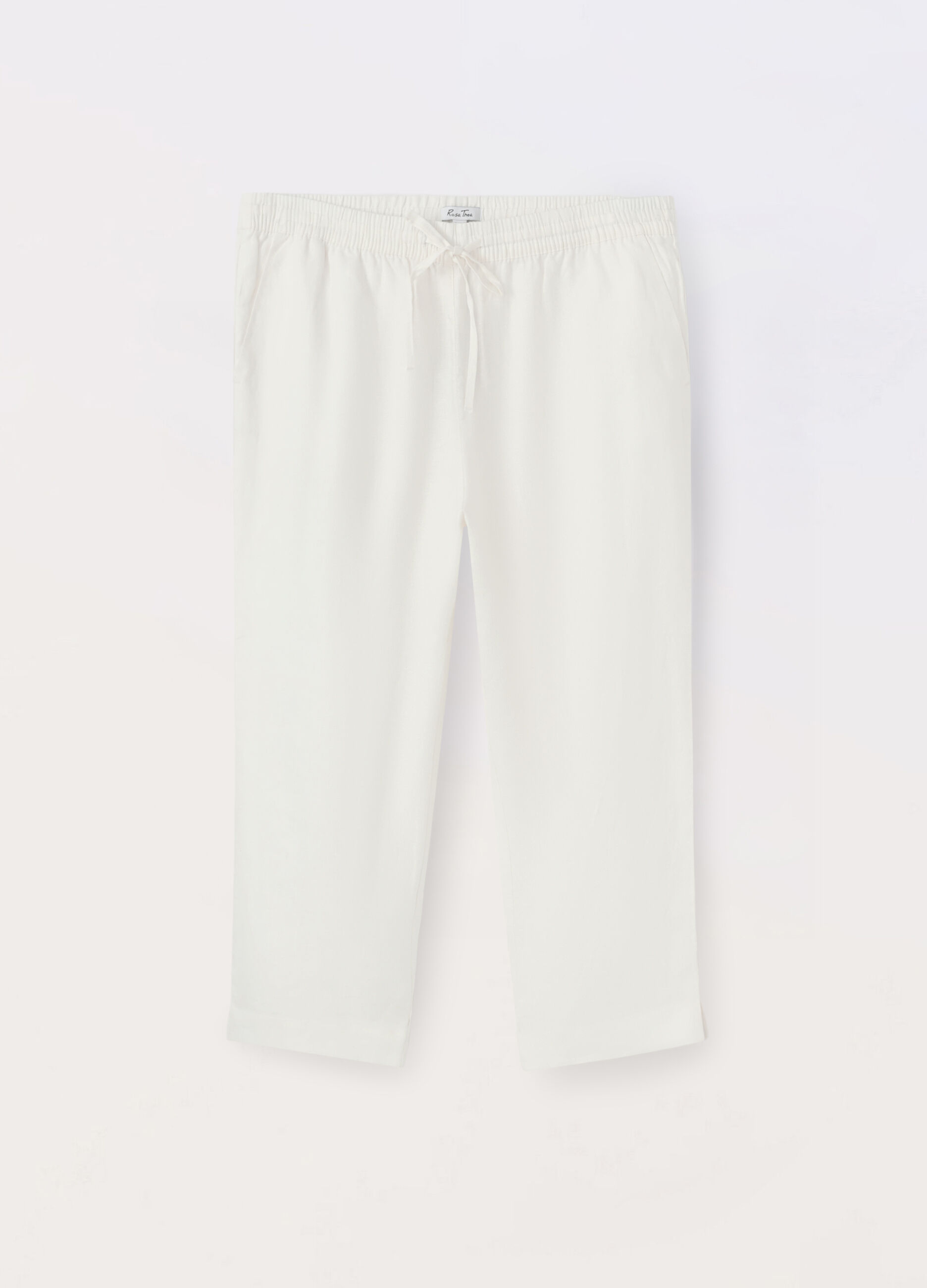 Pantaloni in puro lino donna curvy_0