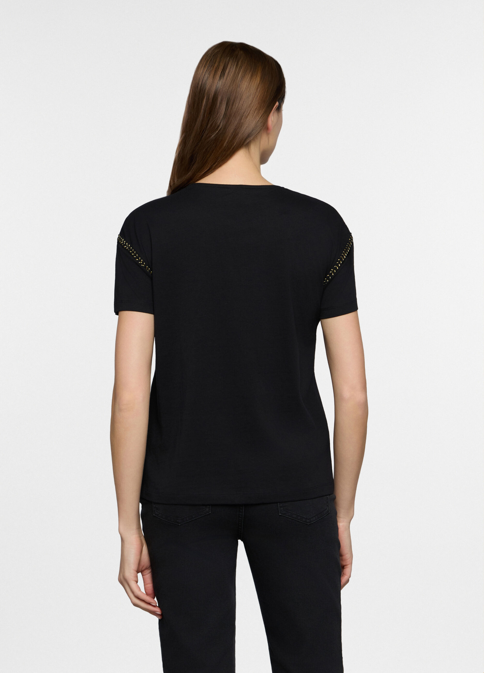 T-shirt girocollo donna_1