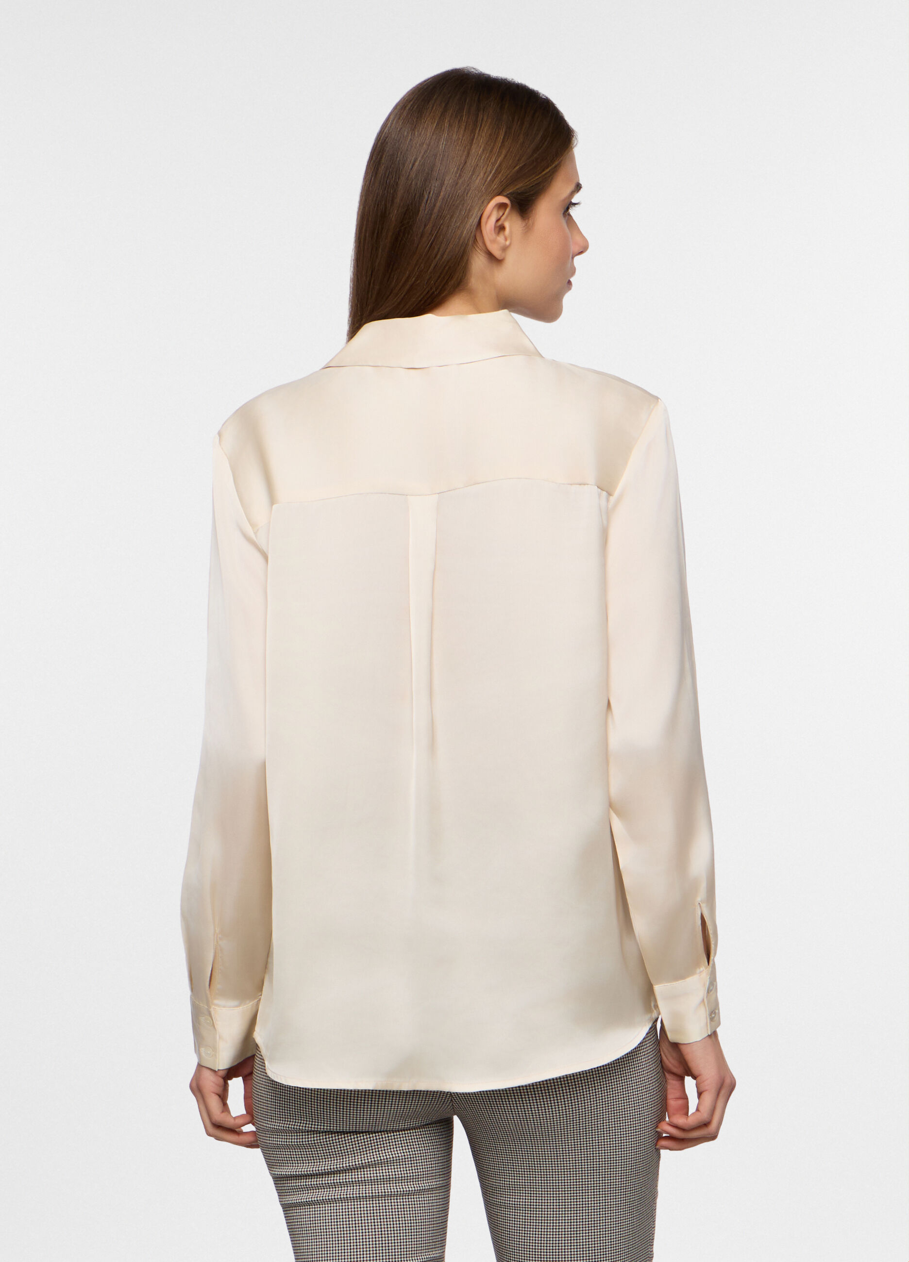 Camicia in raso donna_1