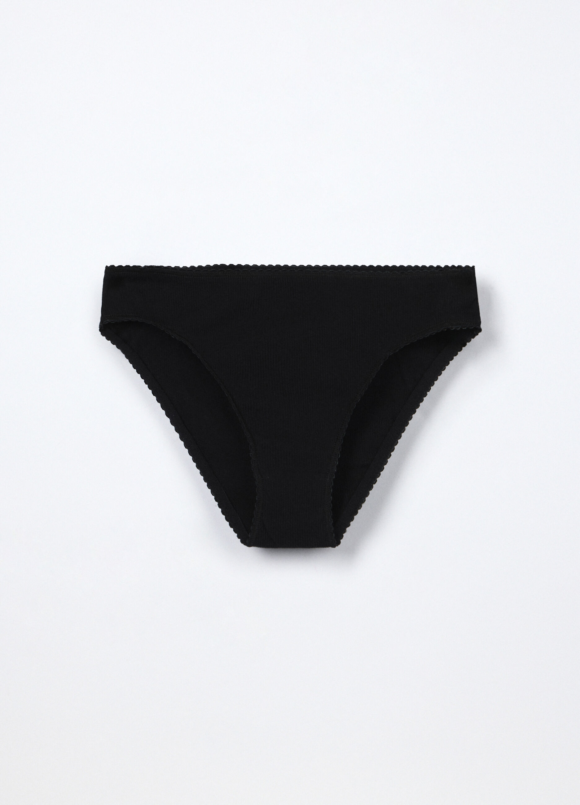 Slip in costina di cotone stretch ragazza_1