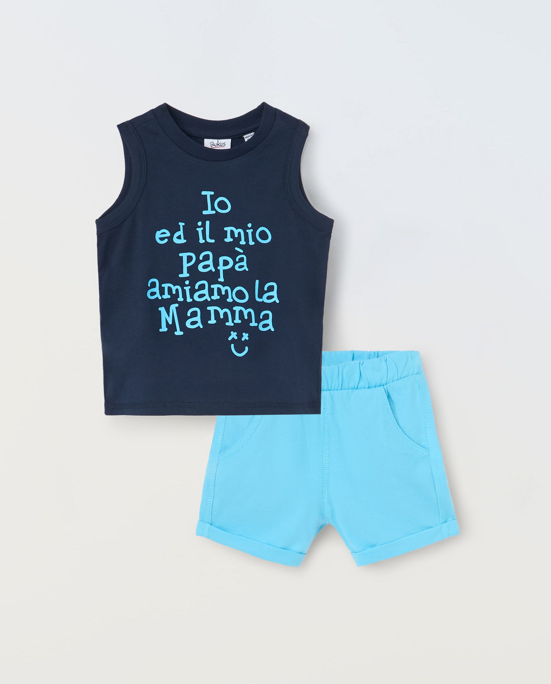 Jogging set in puro cotone neonato_0
