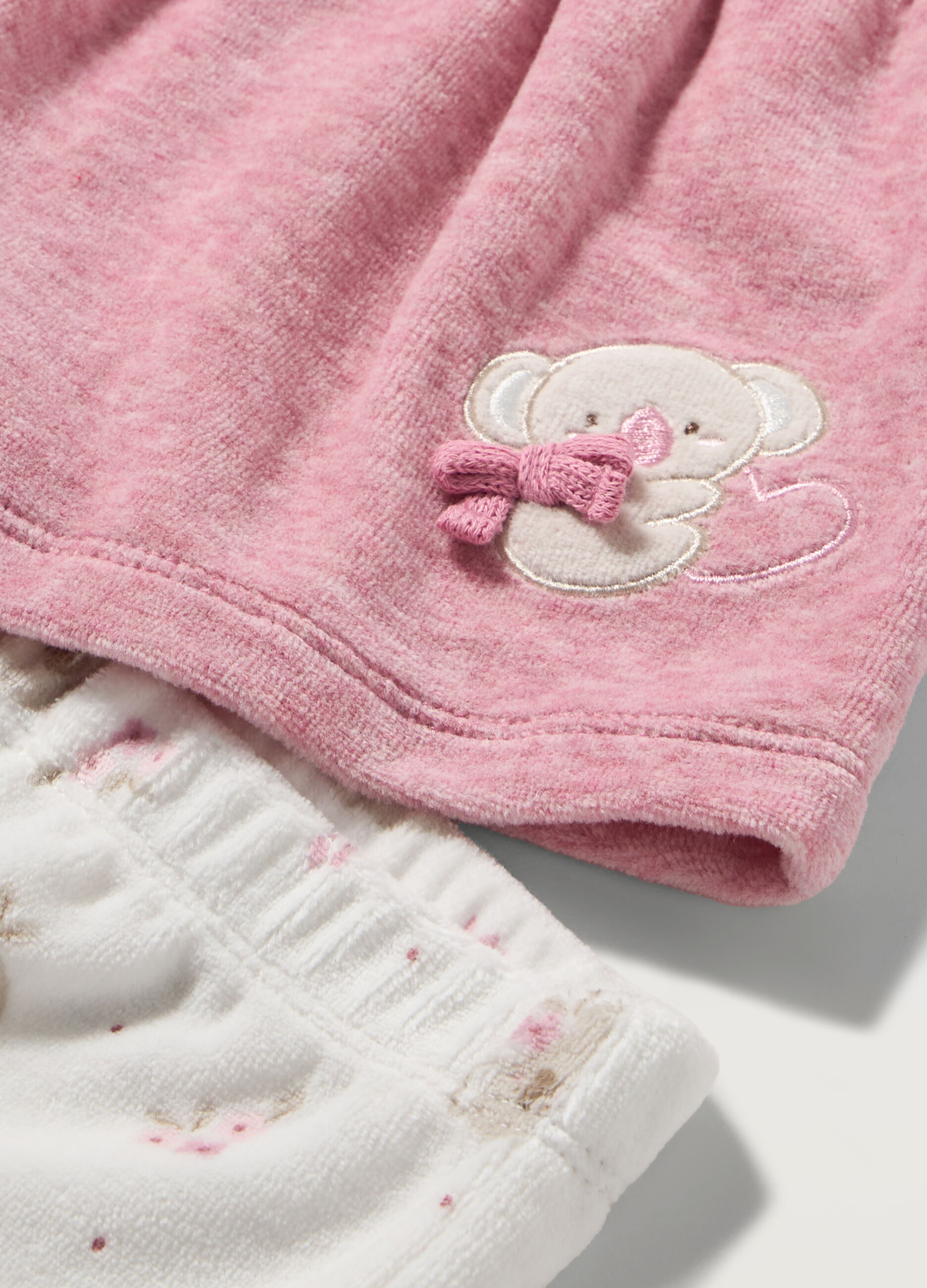 Set in velours neonata_1