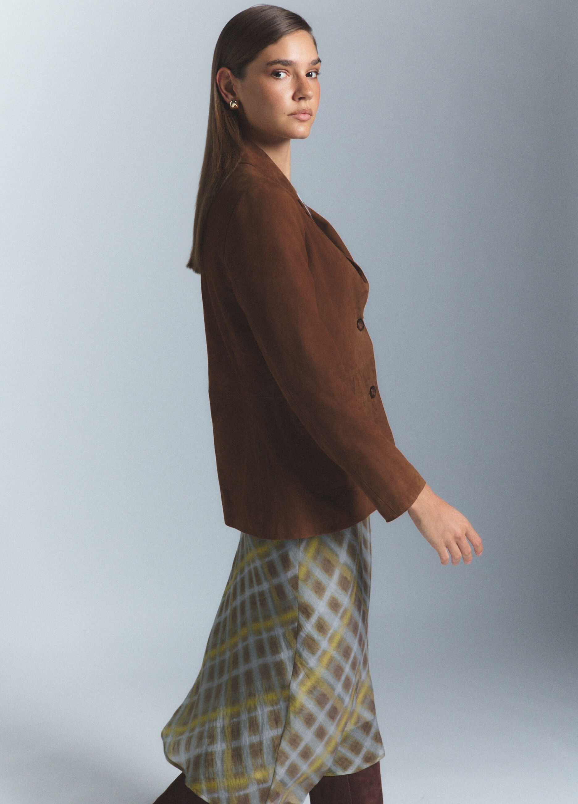 Trench in pura pelle di capra donna_3