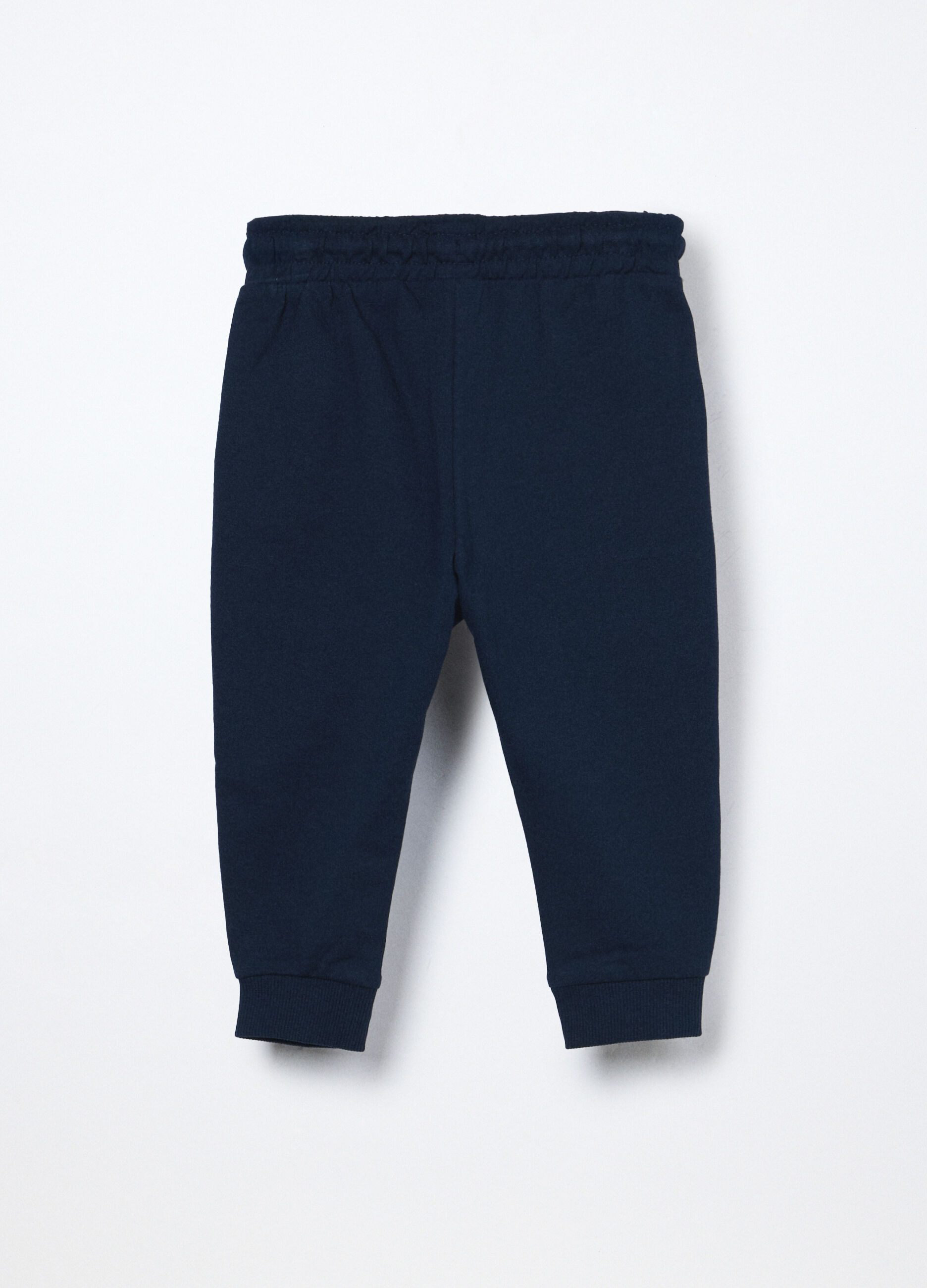 Jogger in french terry di puro cotone neonato