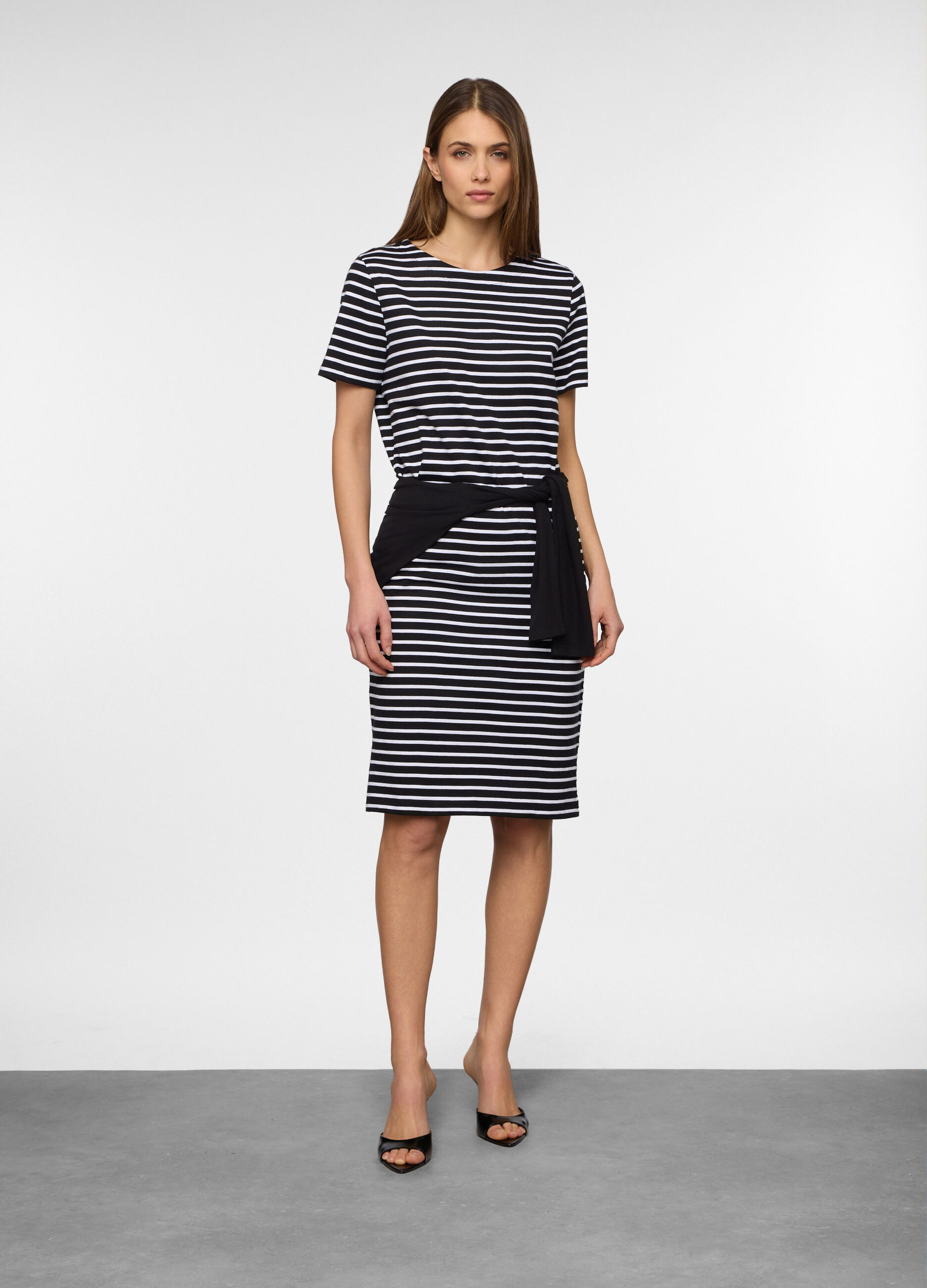 Abito corto in puro cotone donna_0