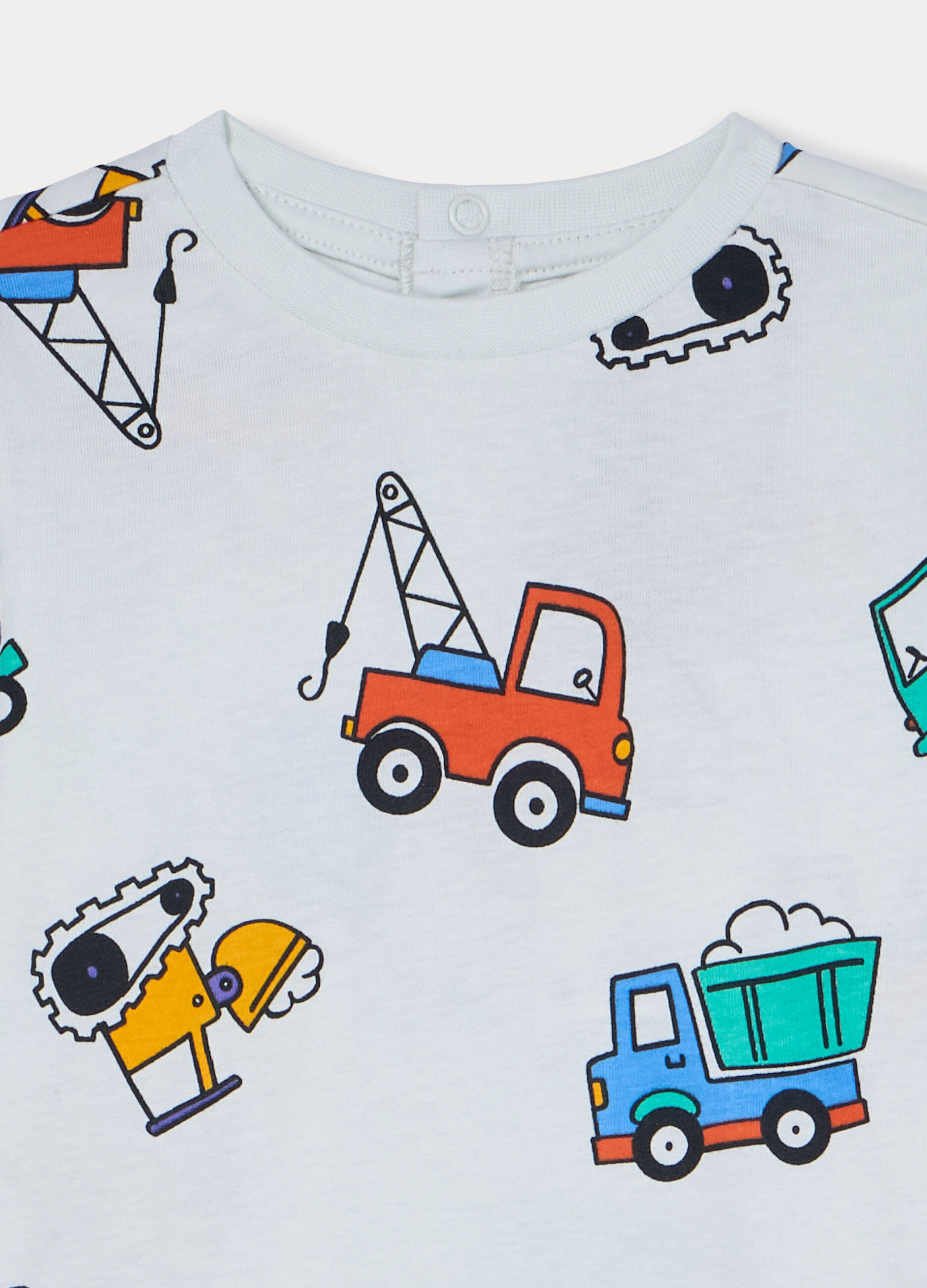 Set pigiama lungo in jersey di puro cotone _2