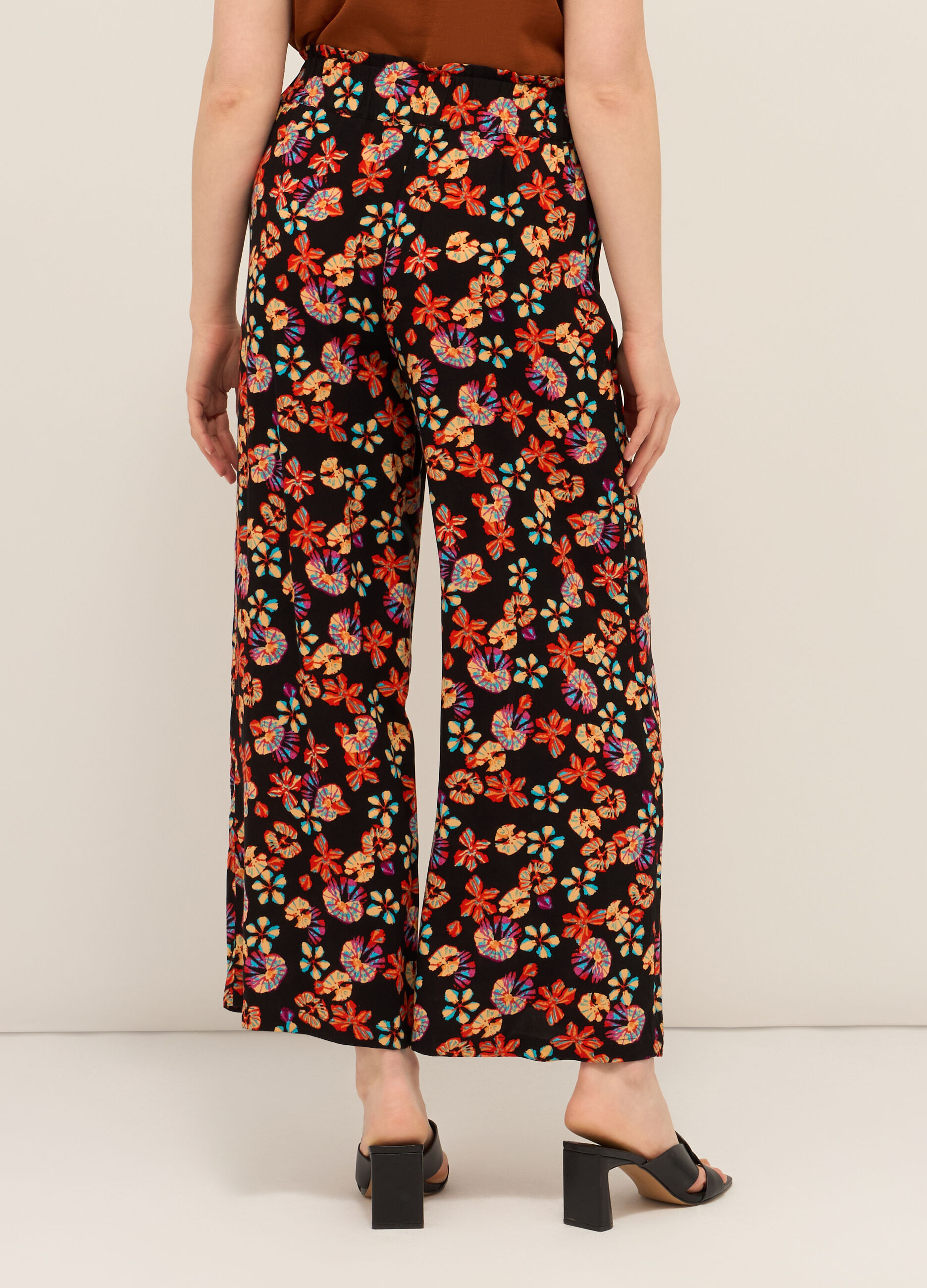Pantaloni in pura viscosa donna_1