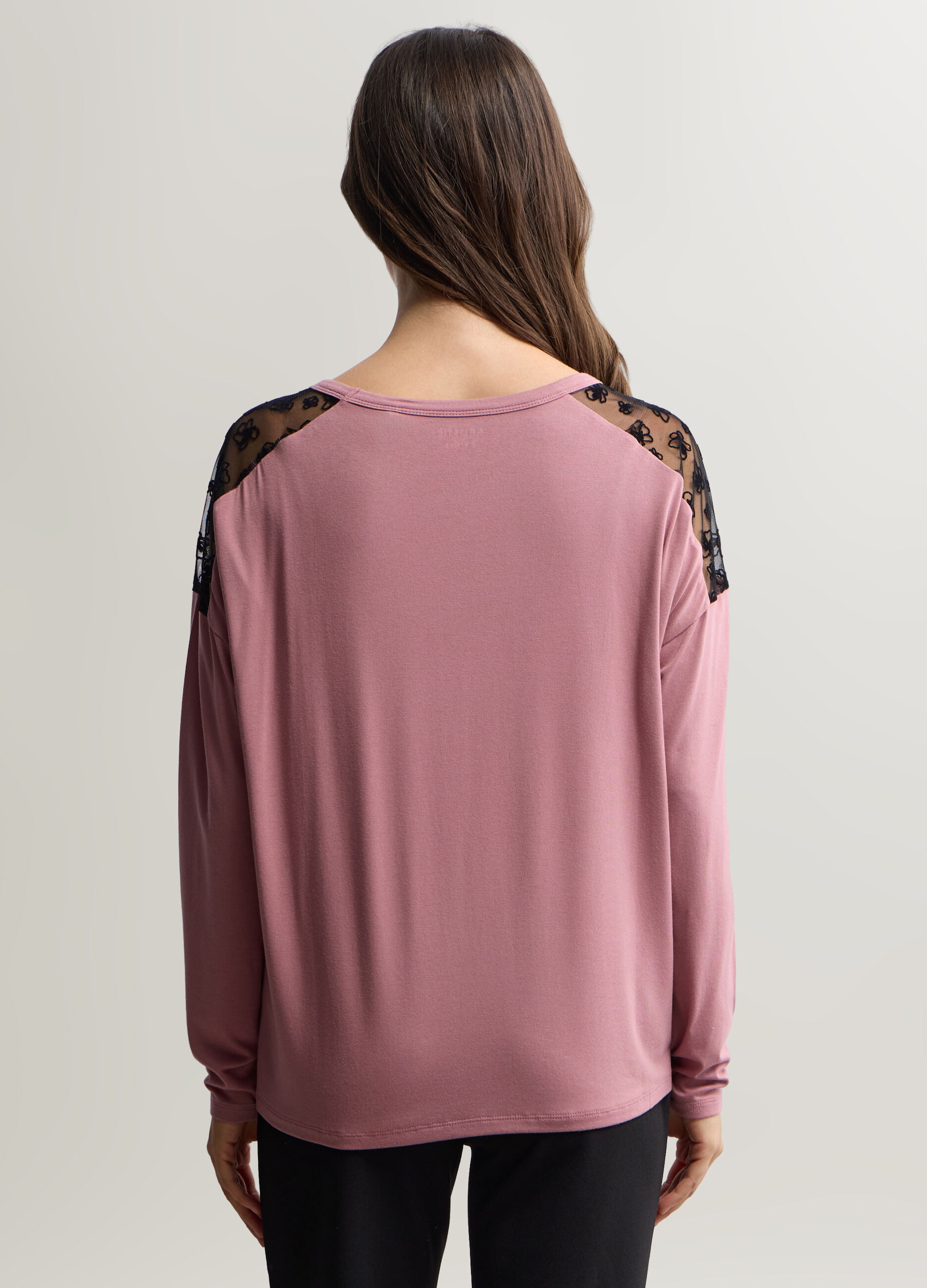 T-shirt girocollo stretch donna_1