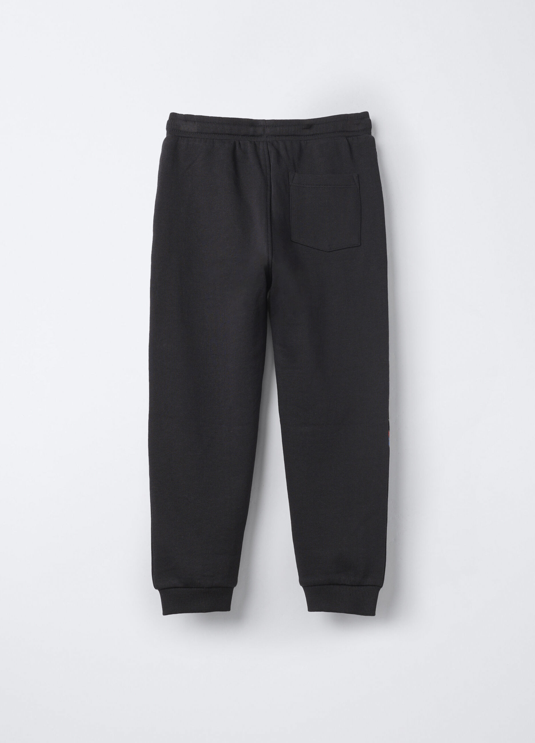 Jogger in puro cotone garzato Fit Stright bambino_1
