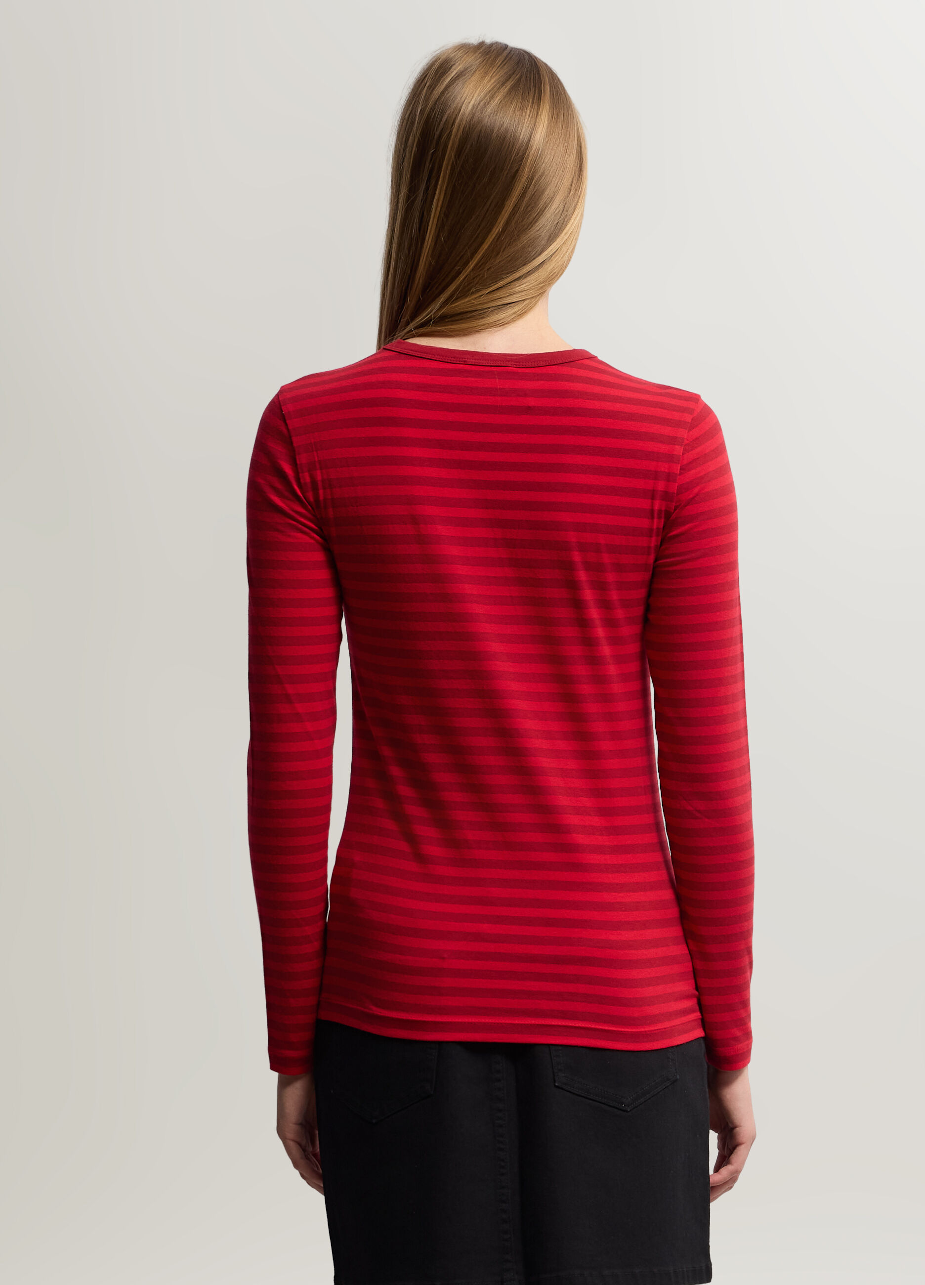 T-shirt girocollo stretch donna_1