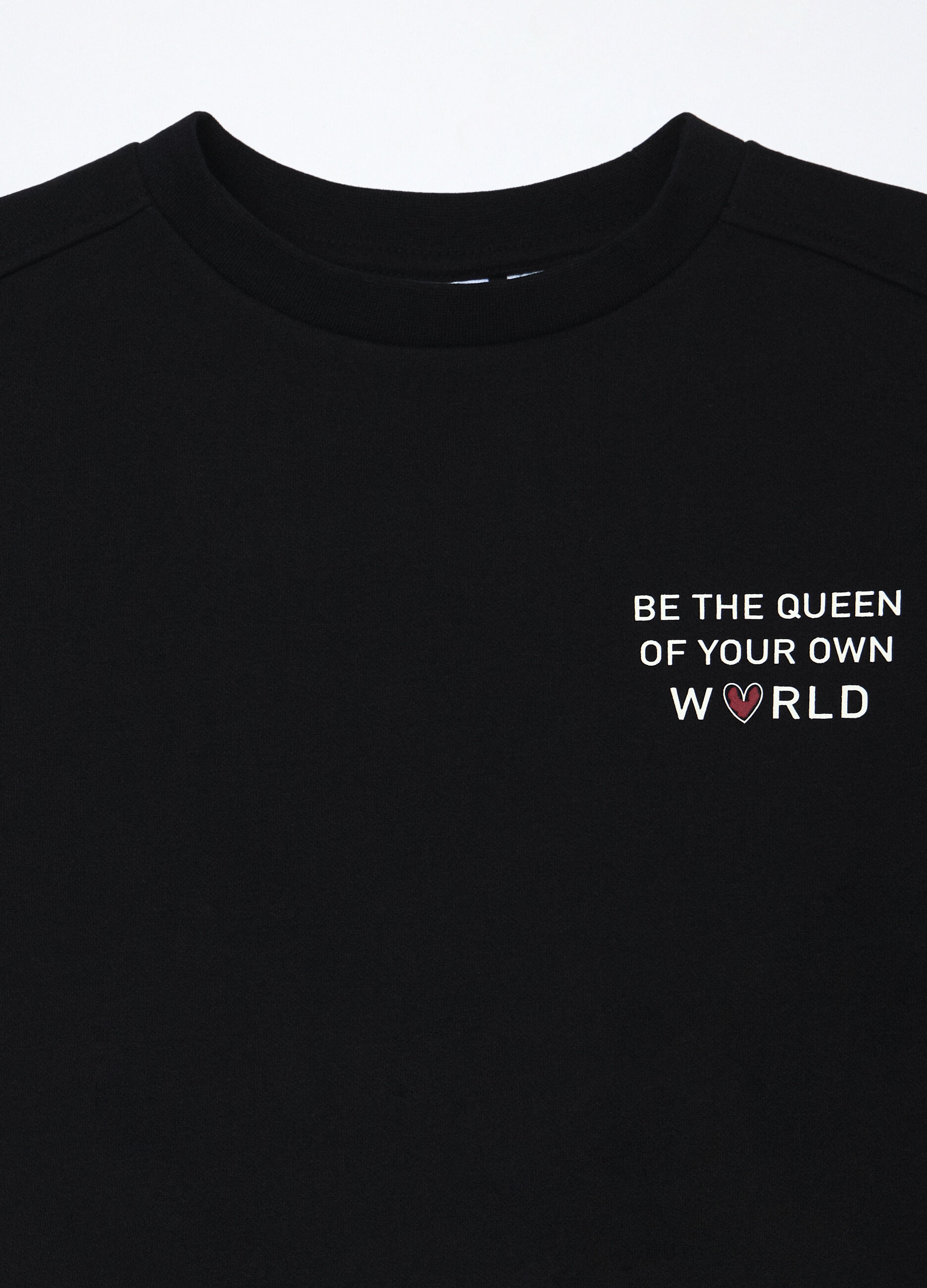 Felpa in misto cotone ragazza_2