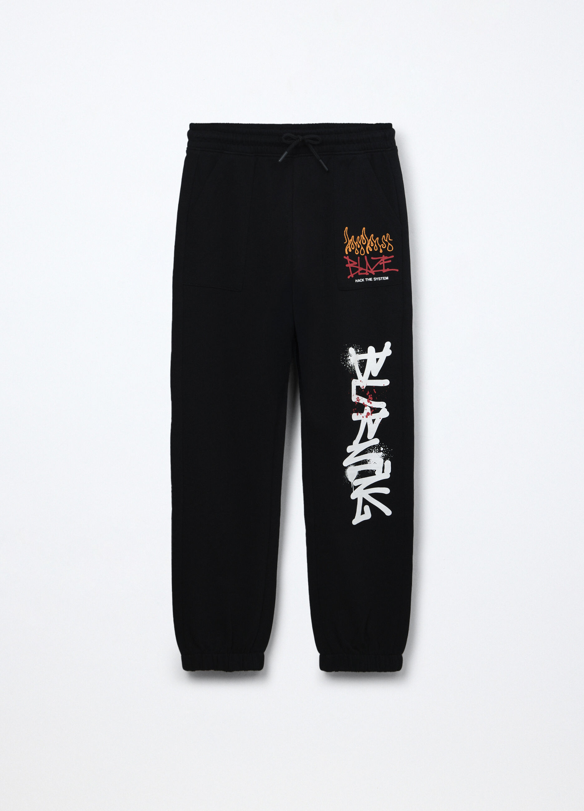 Joggers in french terry di puro cotone ragazzo_0