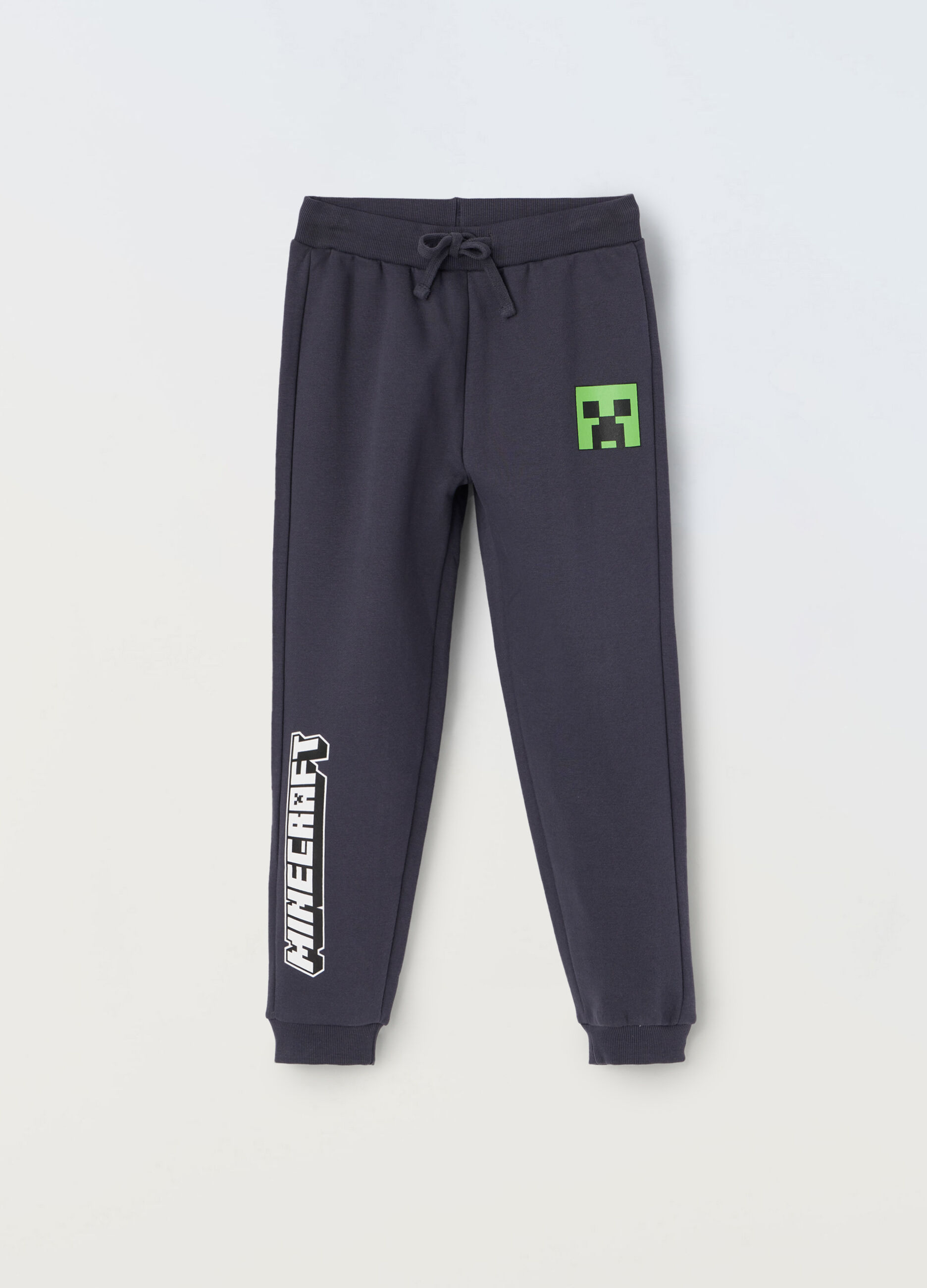 Jogger in misto cotone fleece bambino_0