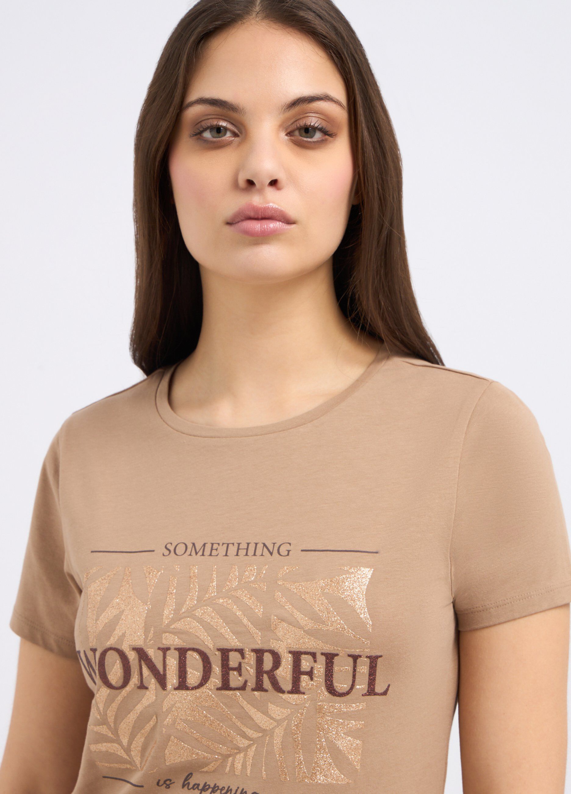 T-shirt in cotone stretch donna_2
