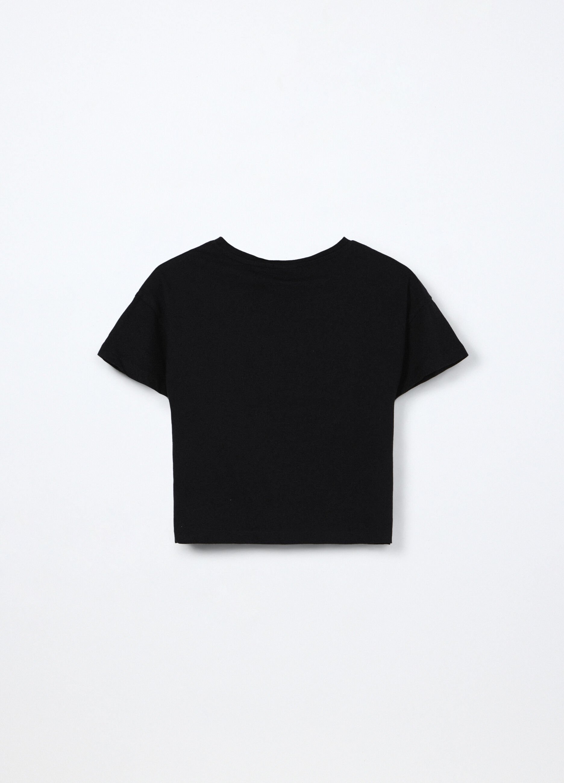 T-shirt AC/DC in jersey di puro cotone ragazza_1