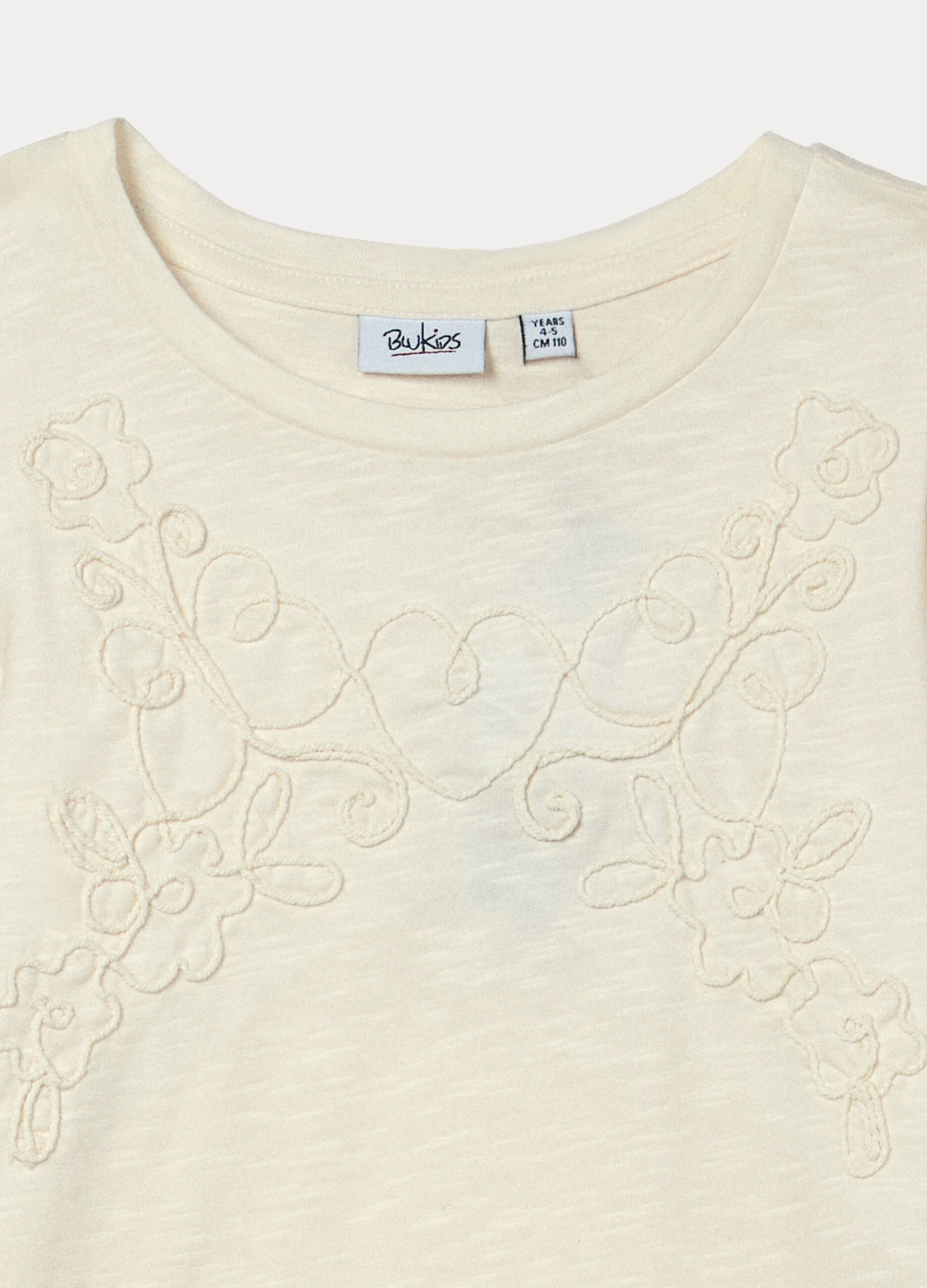 T-shirt in puro cotone slub bambina_2
