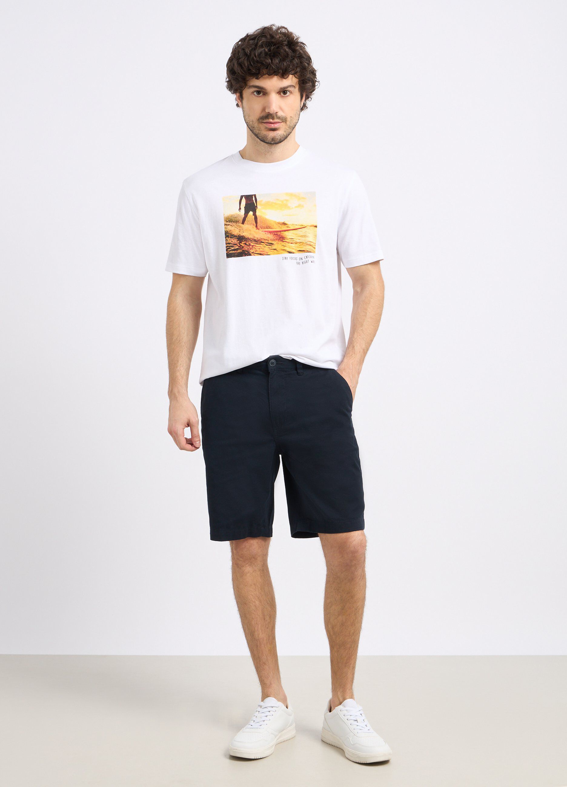 Shorts in puro cotone uomo_0
