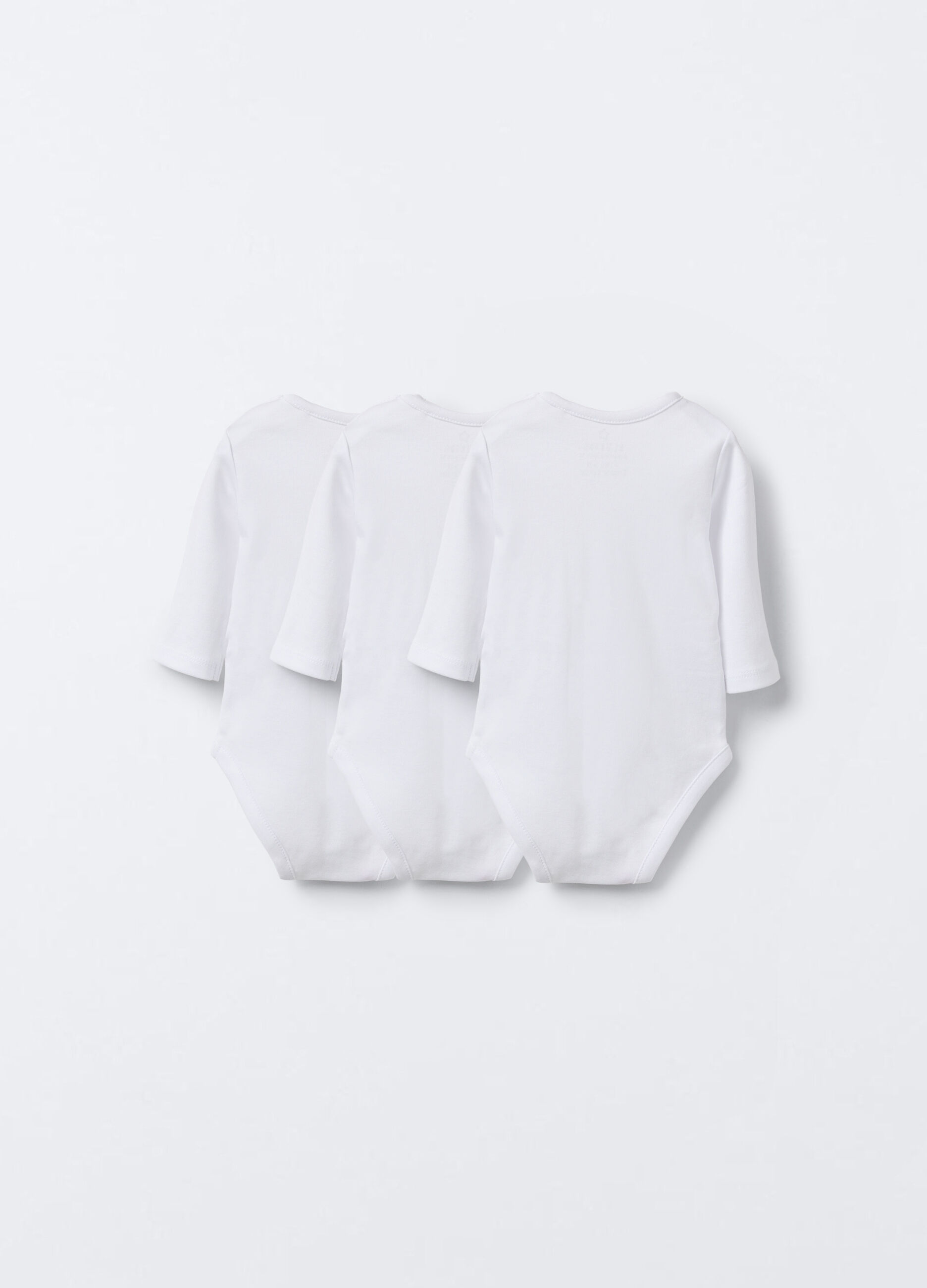 Pack 3 body in interlock di puro cotone _1