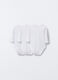 Pack 3 body in interlock di puro cotone _1