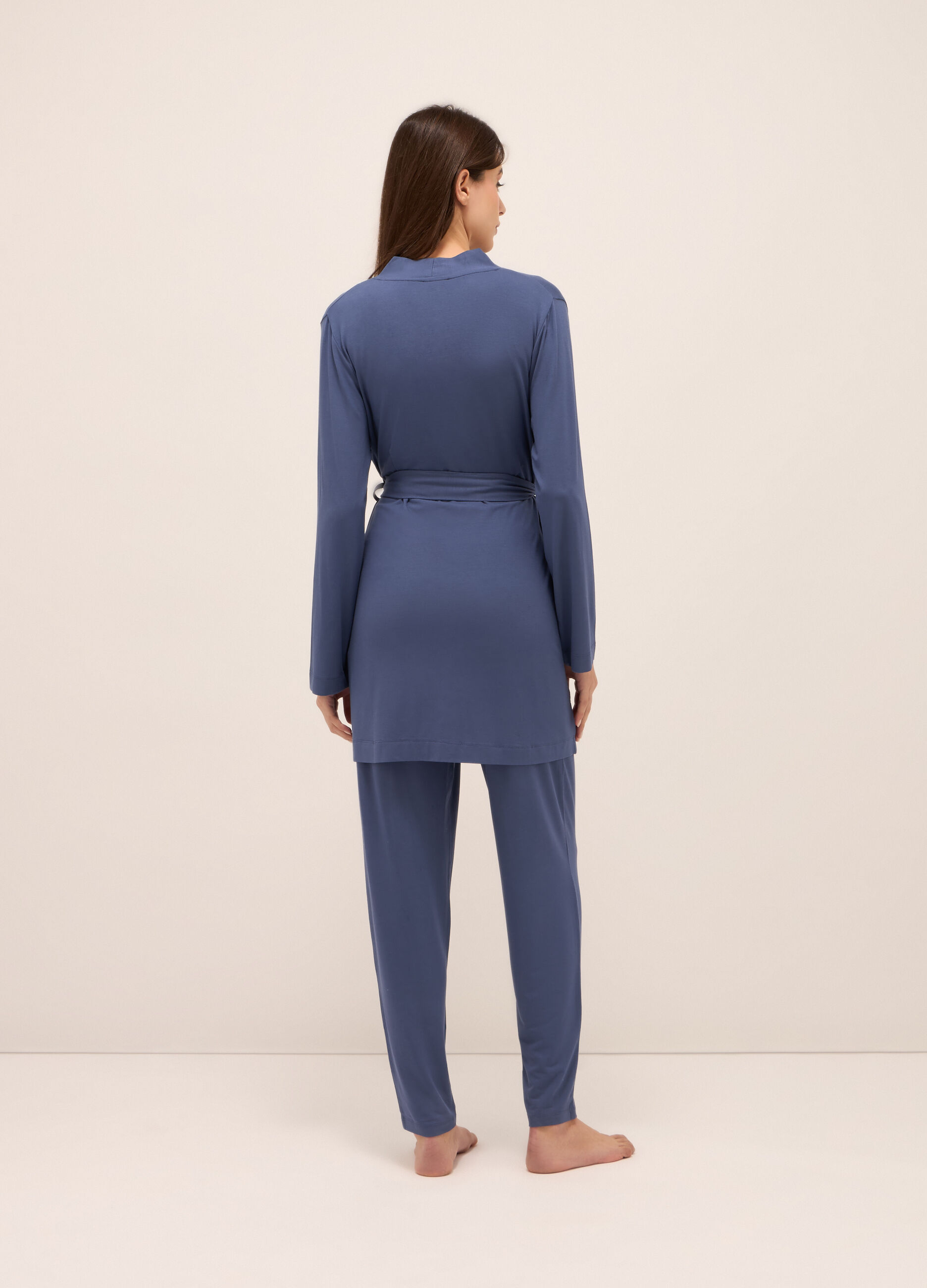 Vestaglia in jersey stretch donna_1