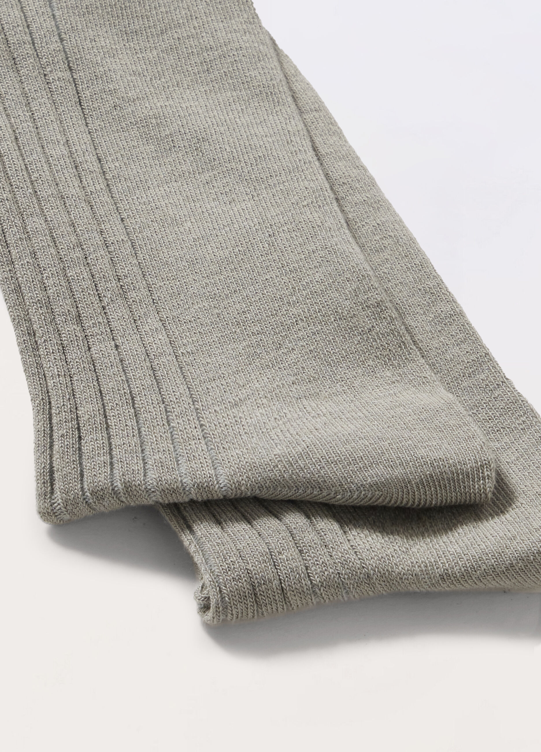 Calze corte in cotone stretch a coste uomo_1