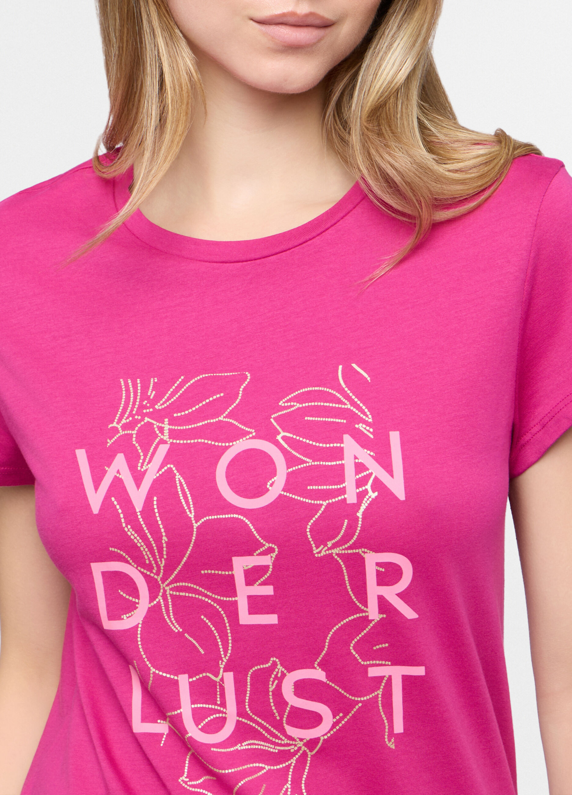 T-shirt girocollo donna_2