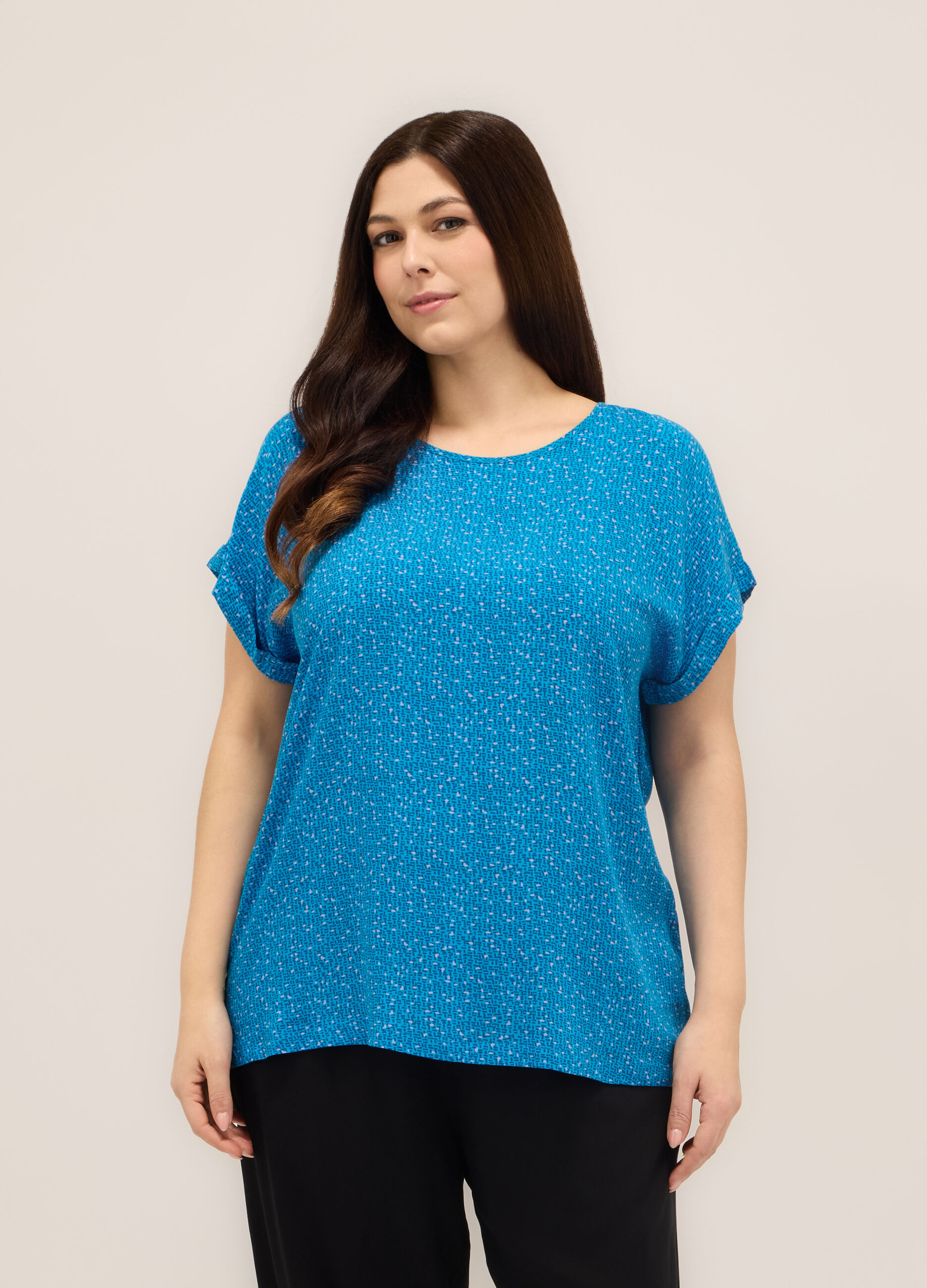 Blusa in pura viscosa donna curvy_0