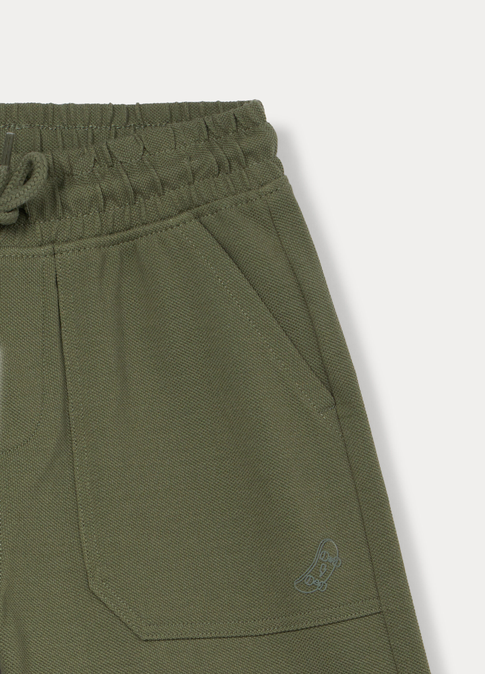 Shorts in puro cotone Piquet bambino_2