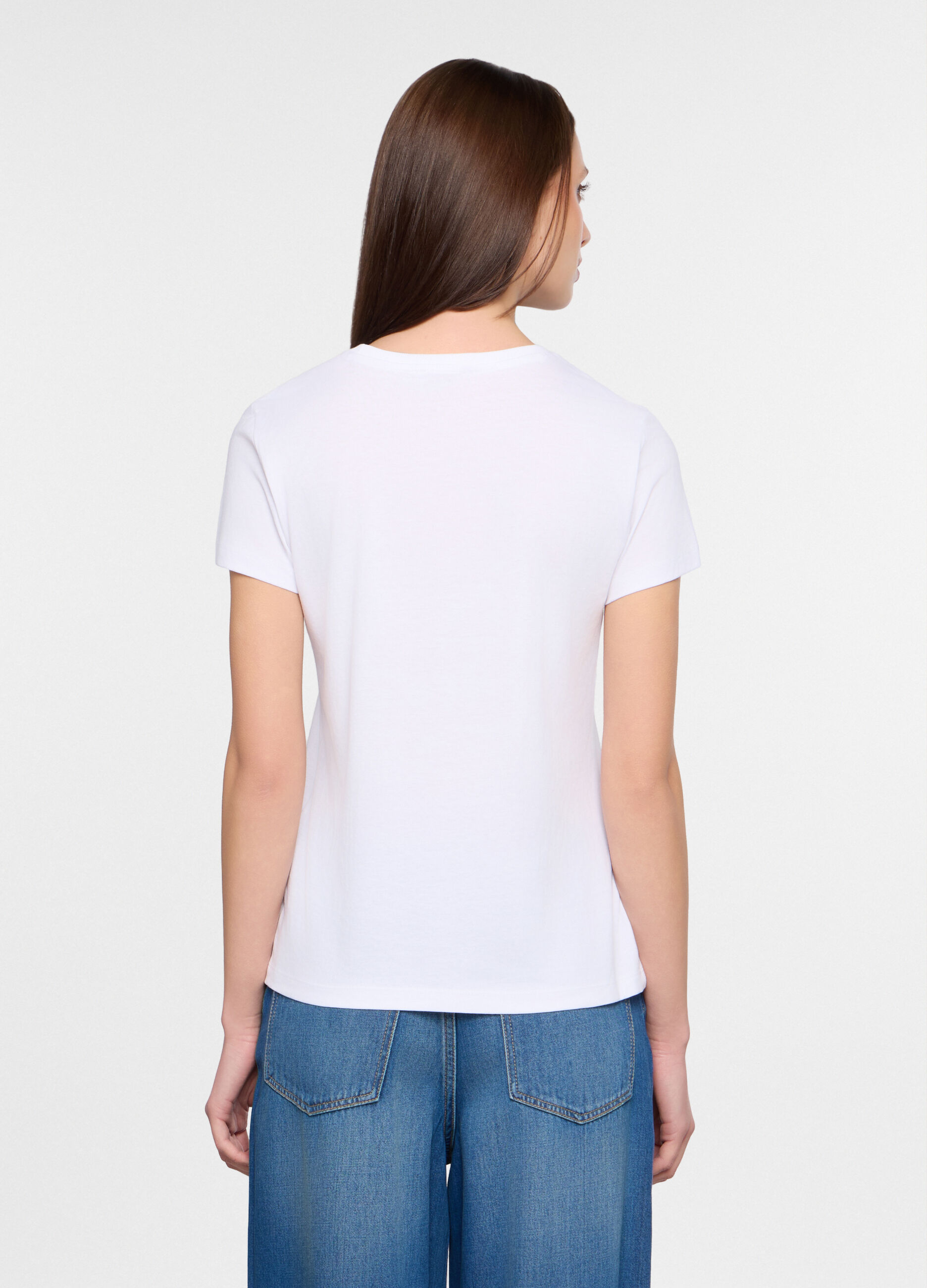 T-shirt girocollo donna_1