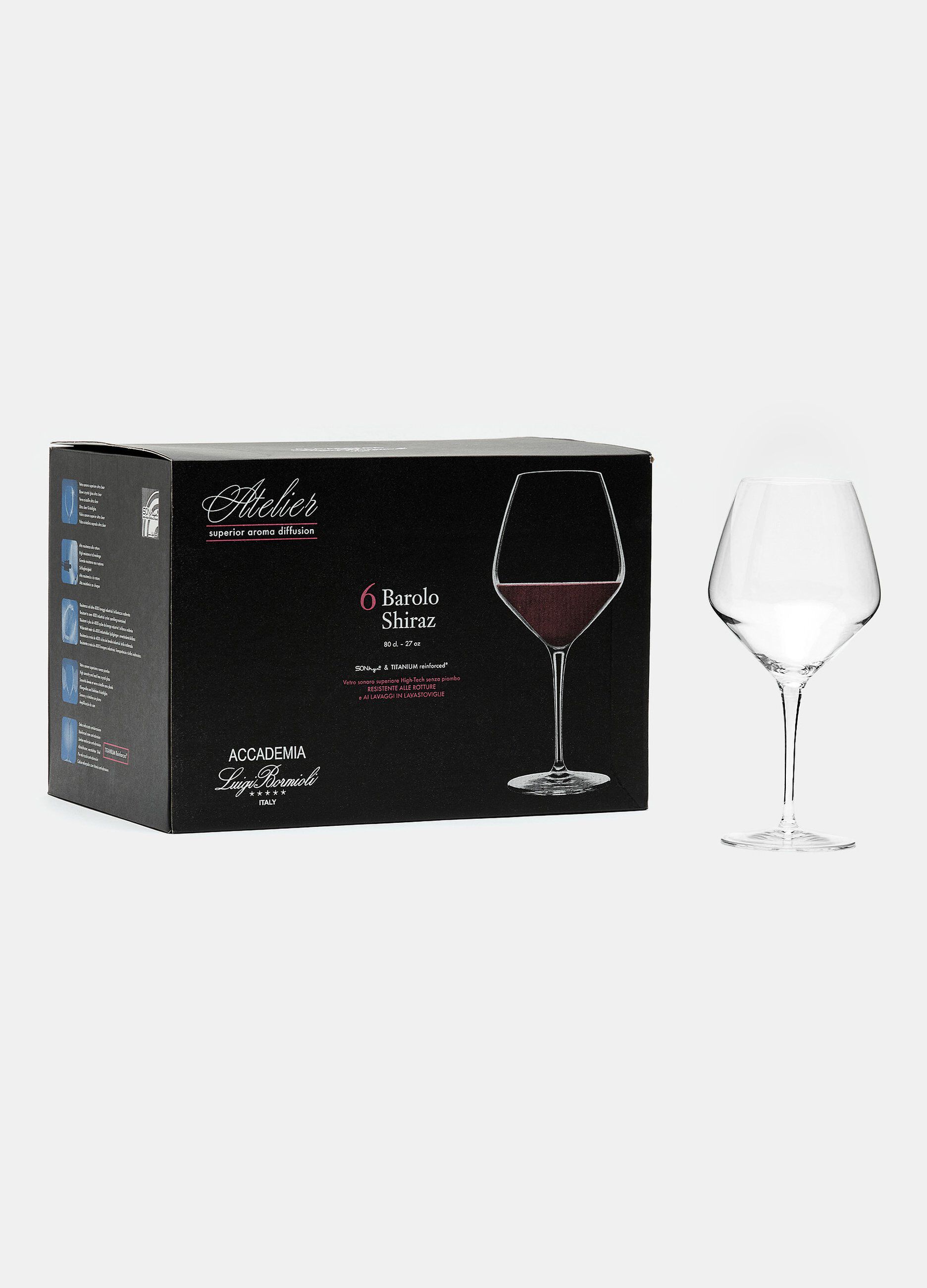 Set 6 calici da vino rosso