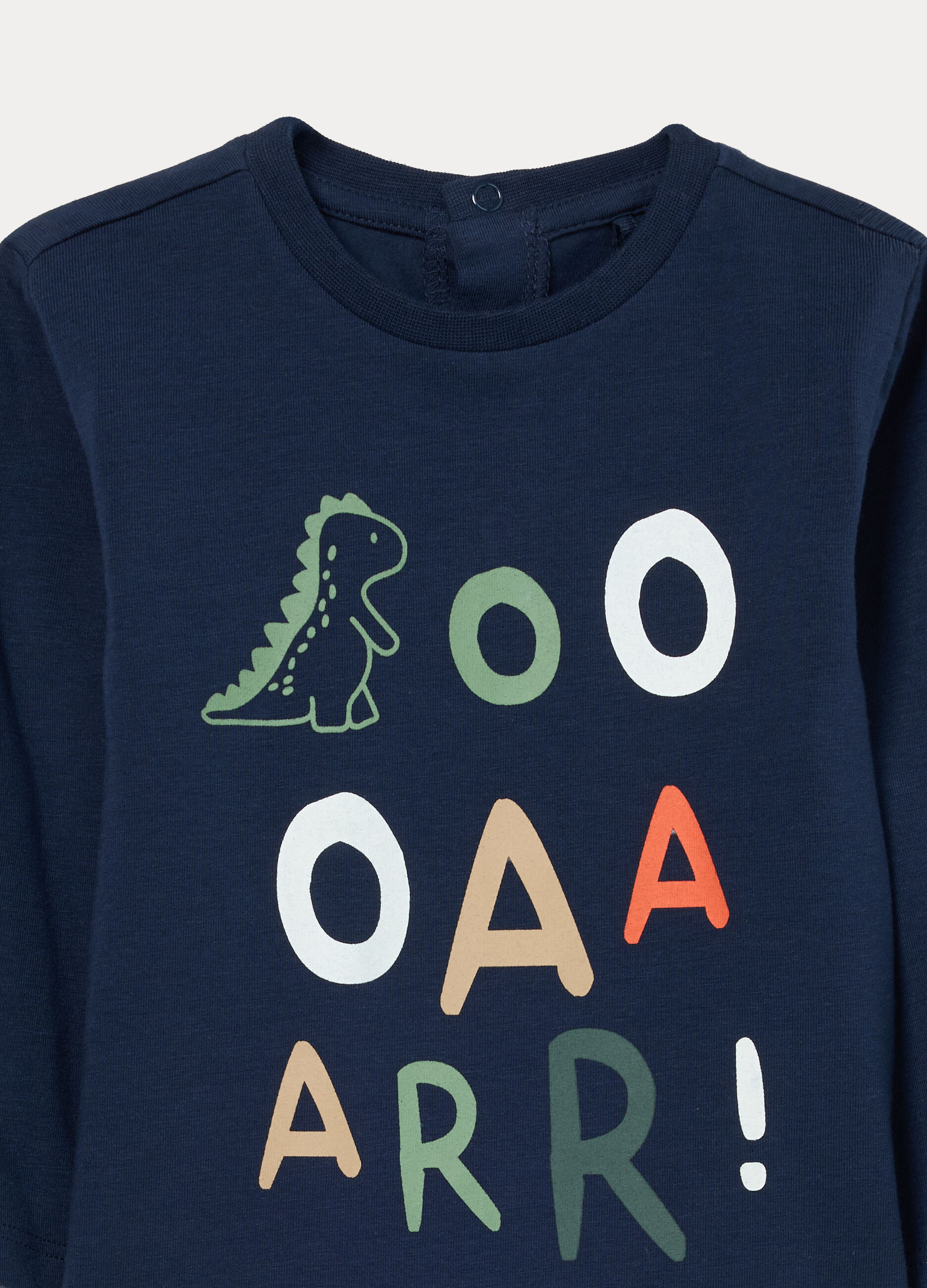 T-shirt in jersey di cotone stretch neonato_2