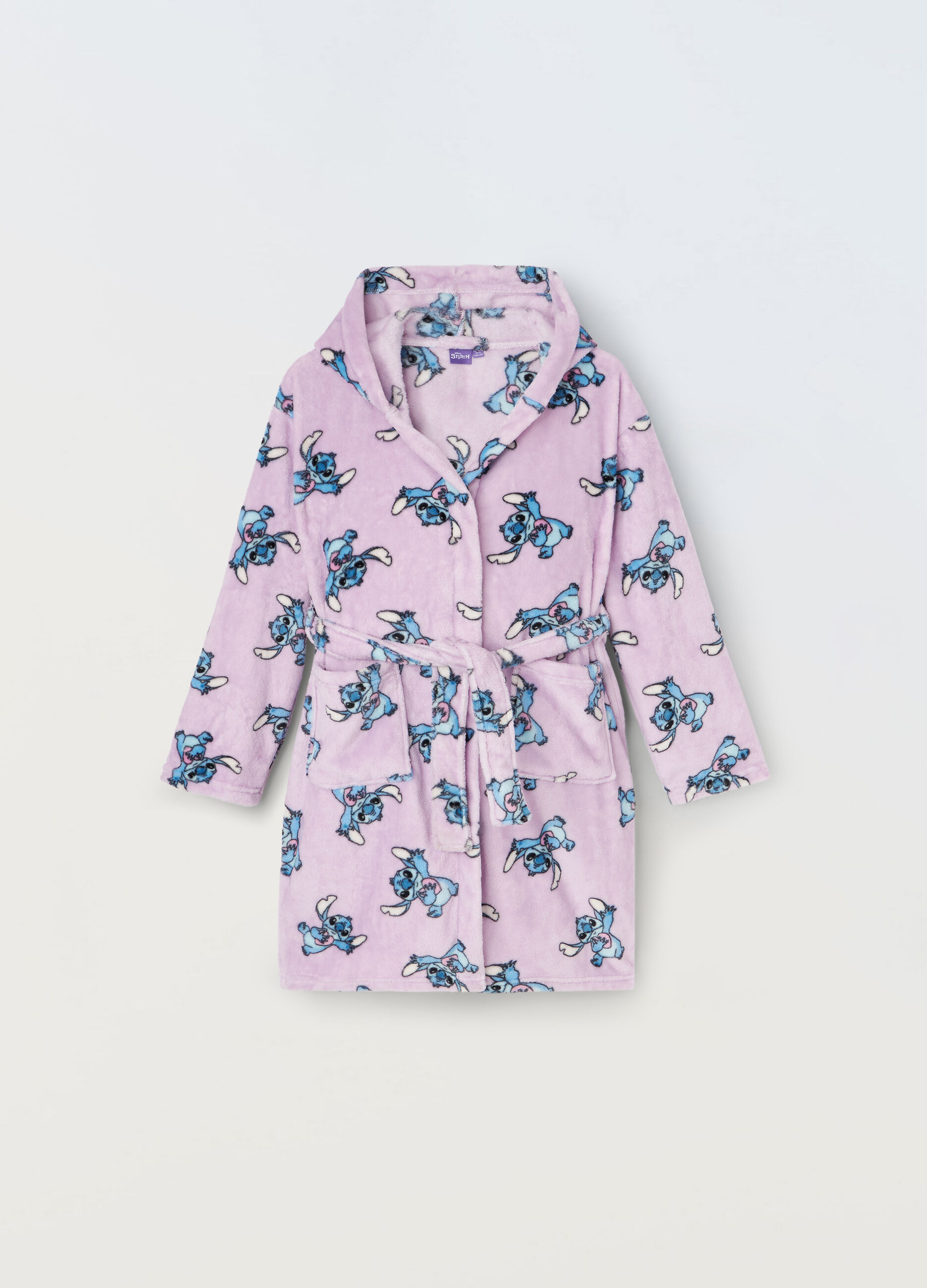 Vestaglia in coral fleece con cappuccio ragazza_0