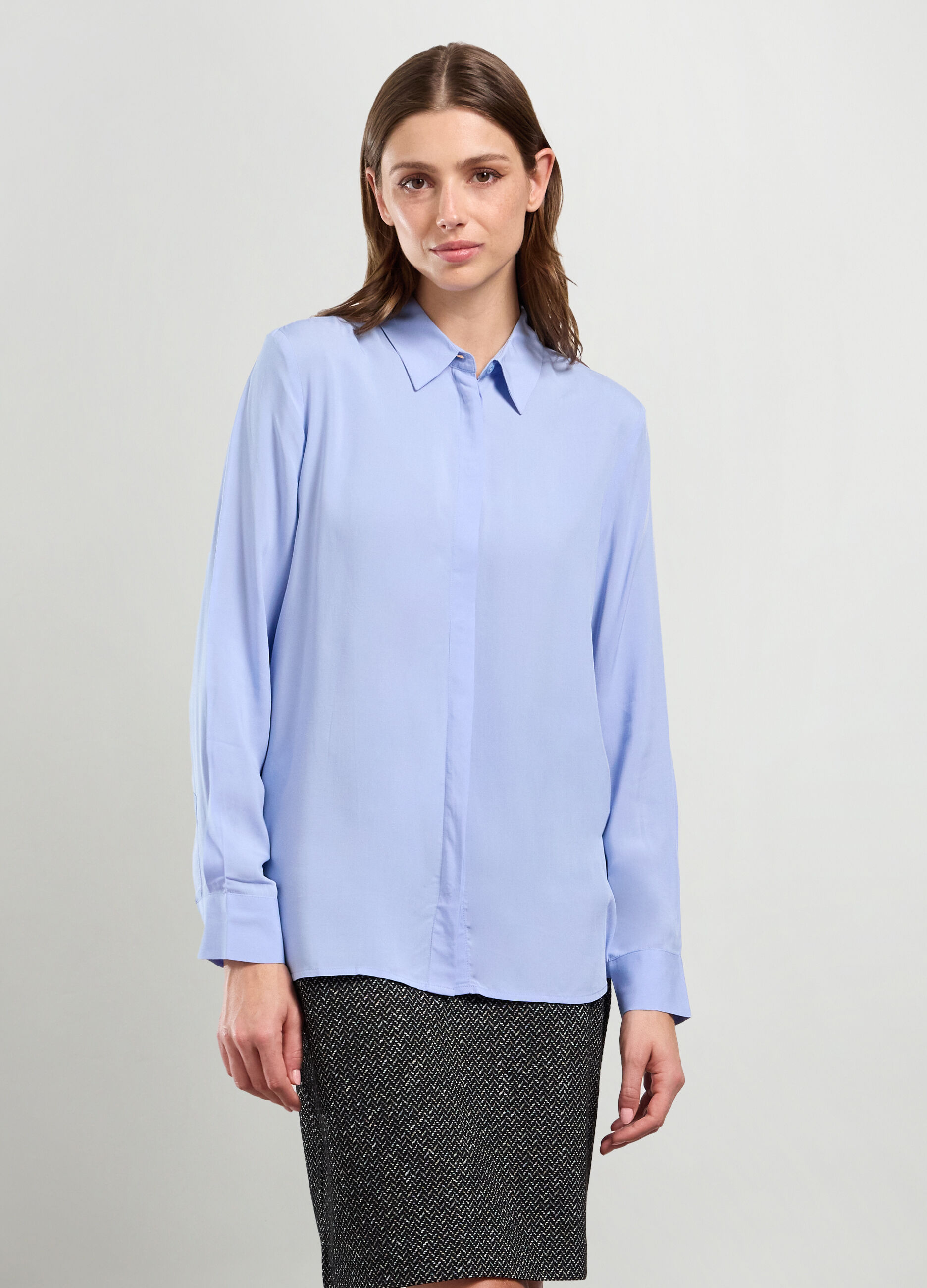 Camicia in pura viscosa donna_0