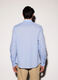 Camicia regular fit in misto cotone con micromotivo uomo_1