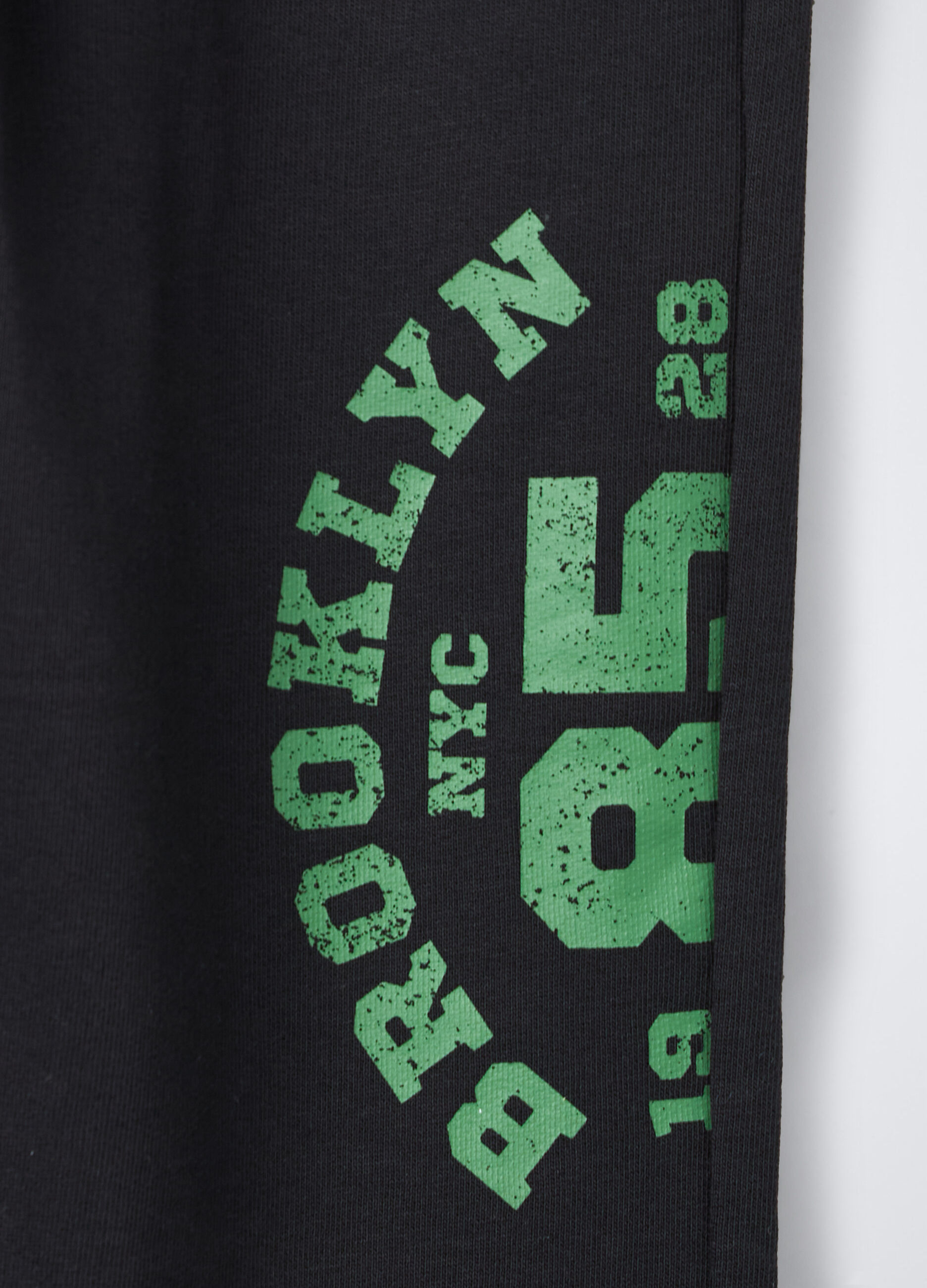 Jogger in puro cotone garzato bambino _2